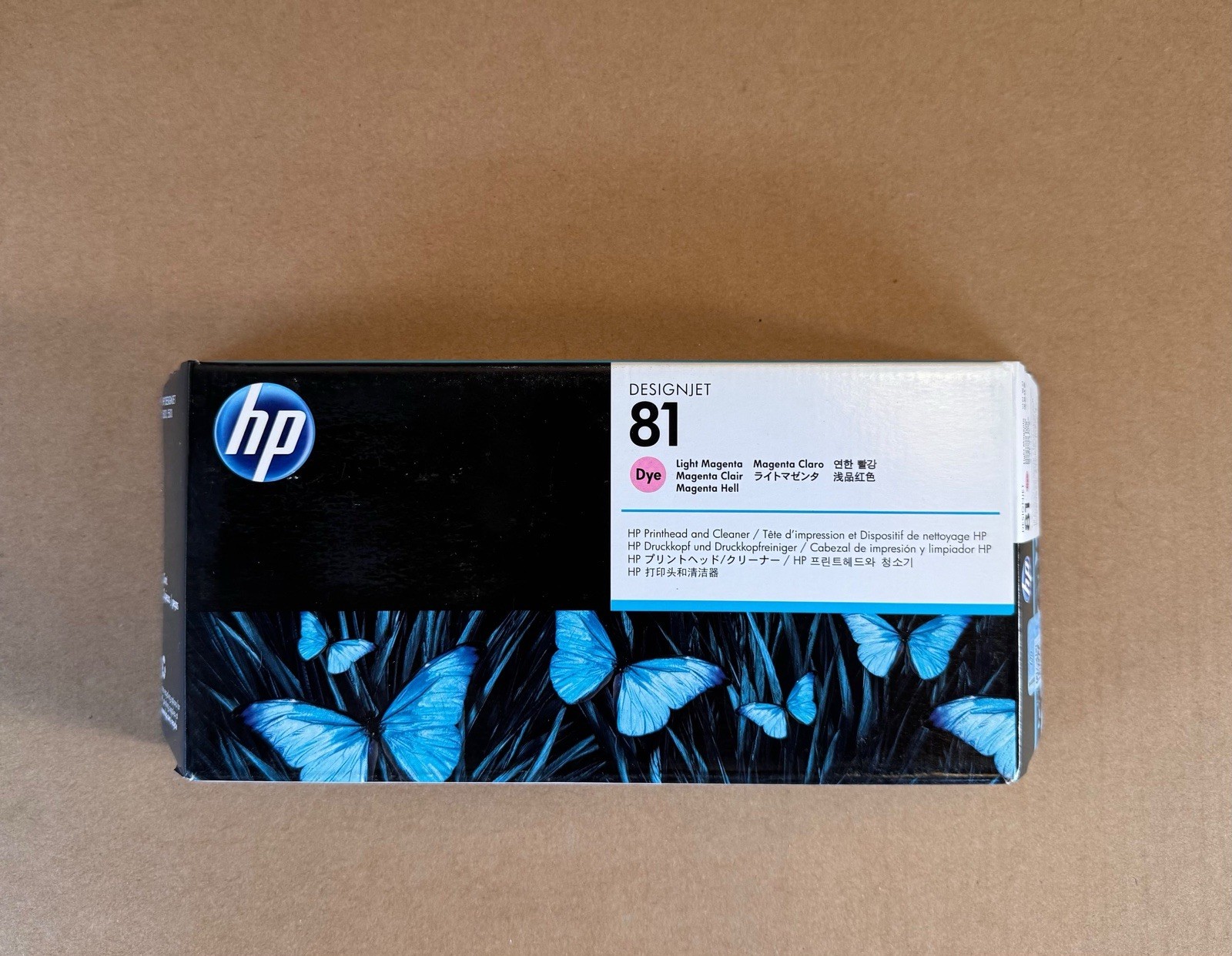 2021 GENUINE HP 81 Lt  Magenta PRINTHEAD/CLEANER C4955A DESIGNJET 5000 5500 NEW