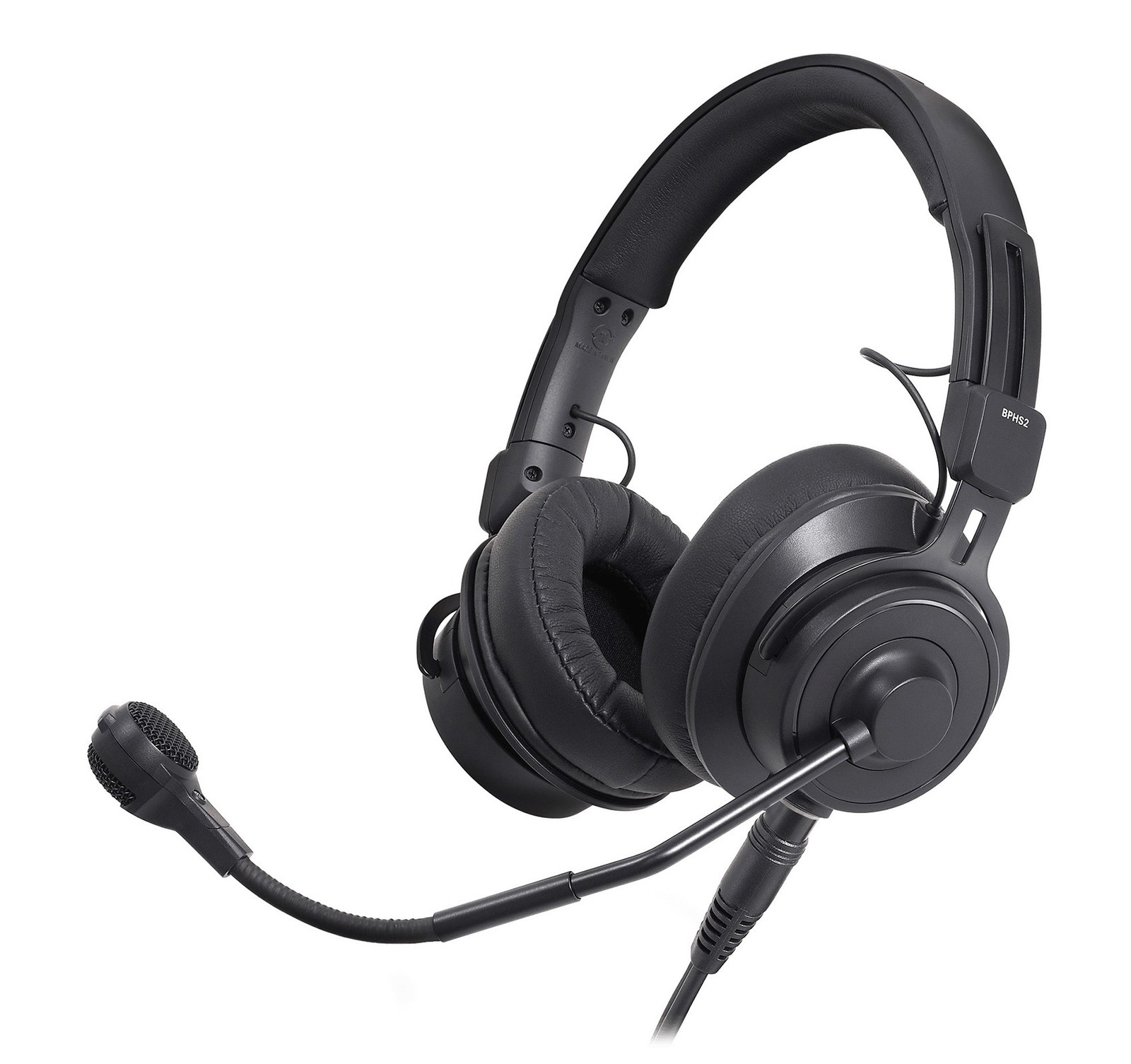 Audio Technica BPHS2a-XF4 Broadcast Stereo Headset Terminated in 4-Pin XLRF
