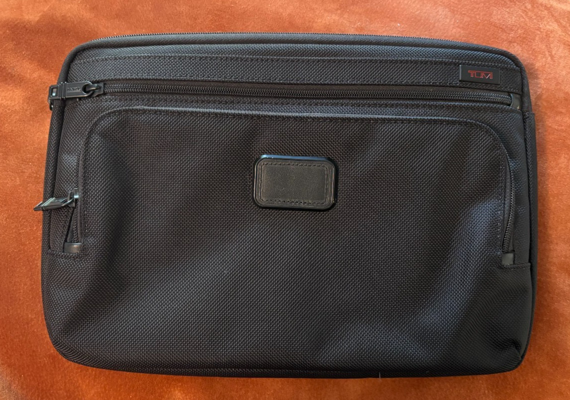 Tumi Alpha Ballistic Nylon Padded Tablet/Tech Travel Organizer Sleeve