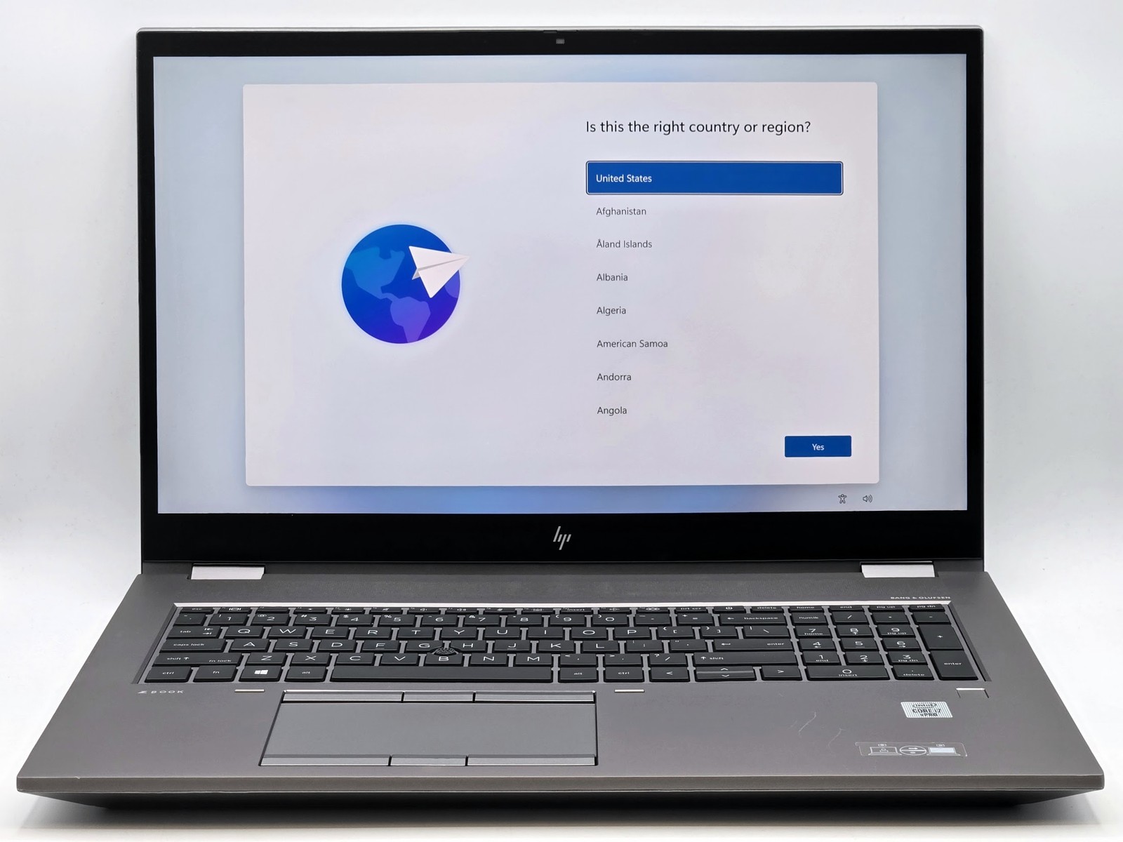 HP ZBOOK FURY 17 G7 17" UHD 4K Touch I7-10850H 512GB SSD 16GB W11P IRCam Backlit