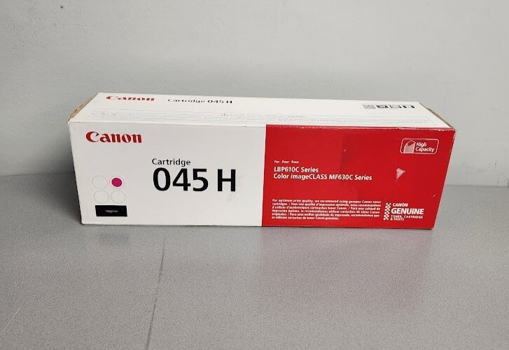 Canon 045 H Magenta High Yield Toner Cartridge 1244C001