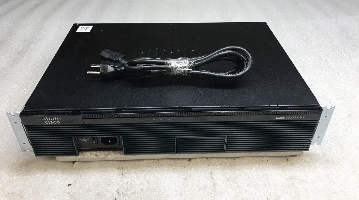 Cisco 2911 CISCO2911-SEC/K9 Securityk9 Gigabit Router w/ PWR-2911-DC
