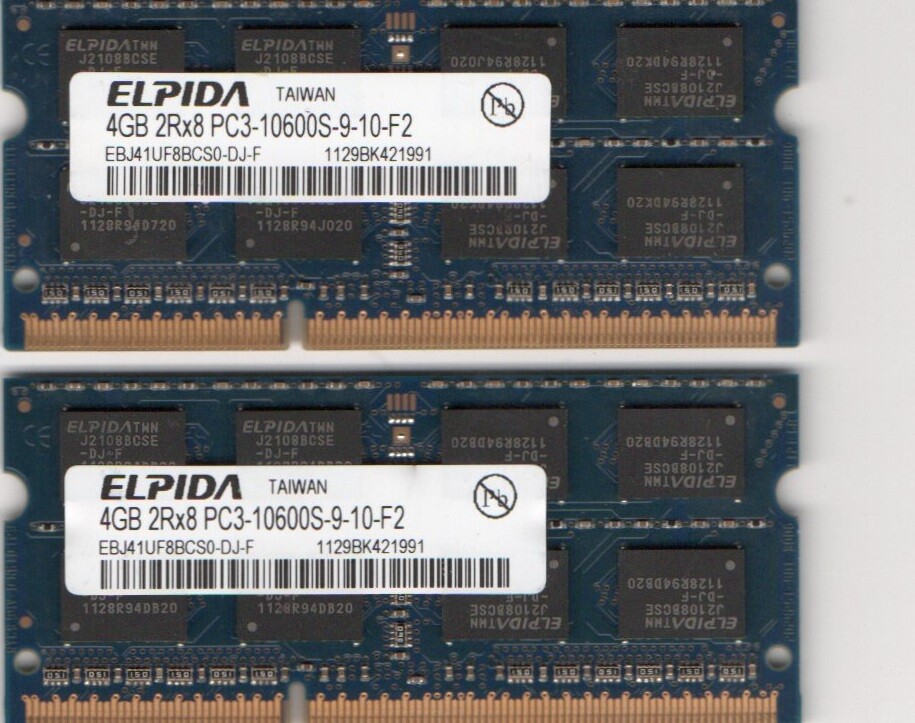 8GB (2x4GB Kit) Asus/ASmobile K52F Series K52F-BBR9, K52F-BBR5 DDR3 RAM Memory 