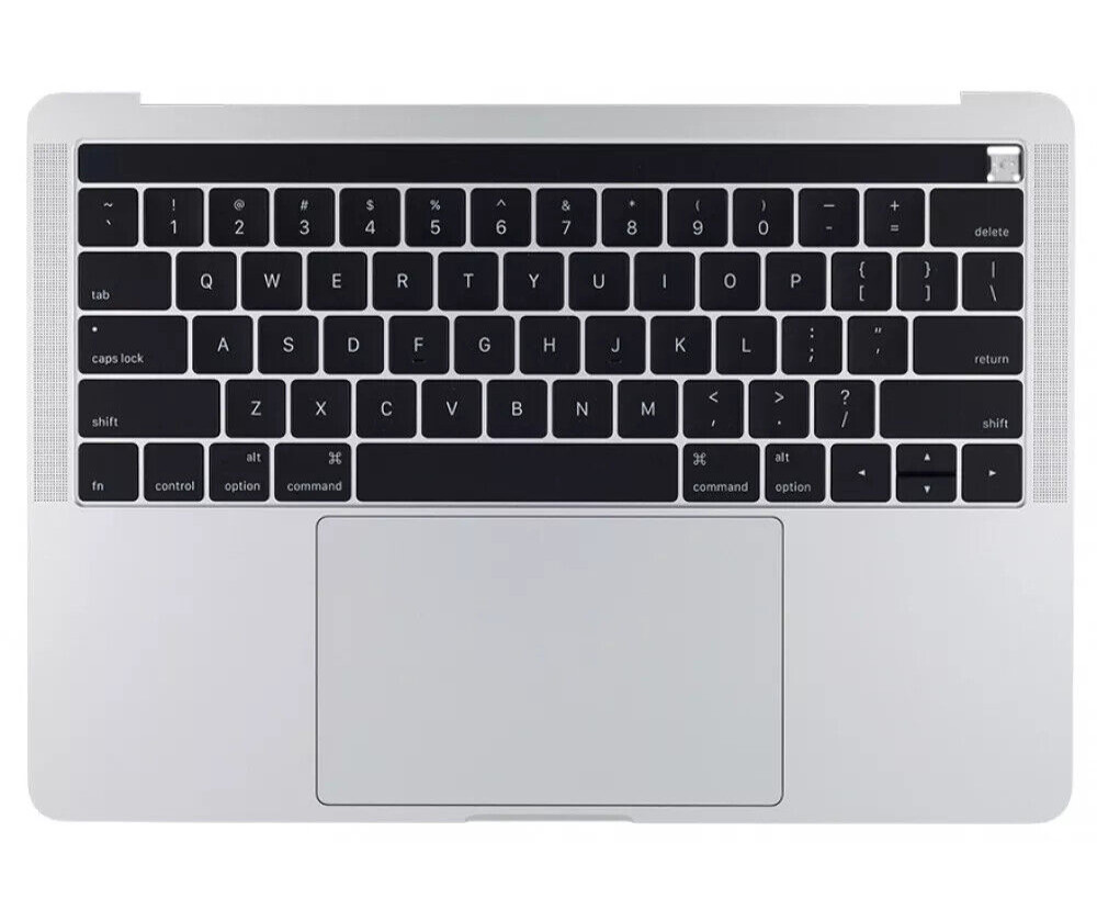 GRADE B OEM Top Case Palmrest + Battery MacBook Pro 13 2016 2017 A1706 - Silver