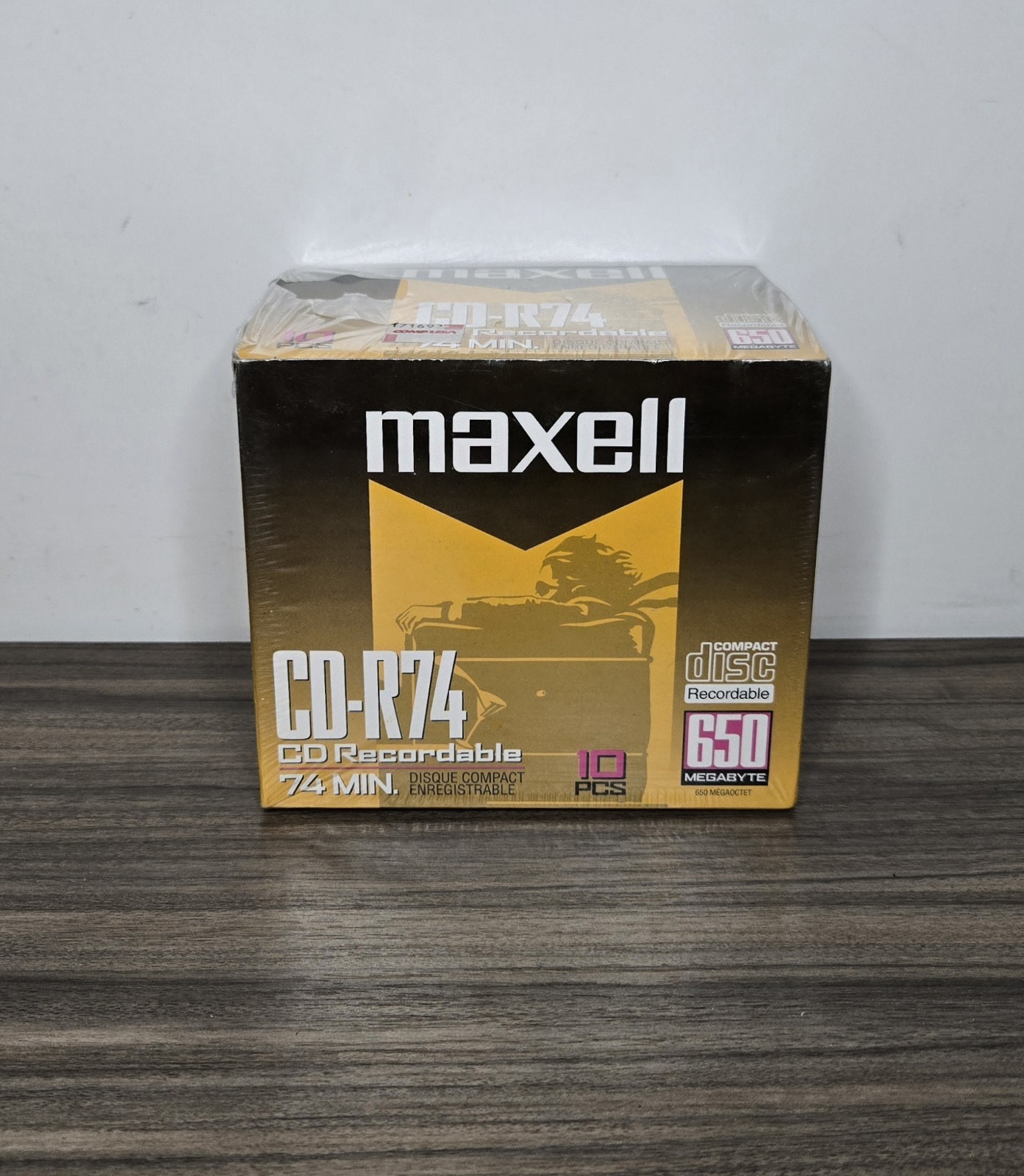 10 Pack Maxell CD-R74 Blank Compact Discs Recordable 74 Minutes 650 MB