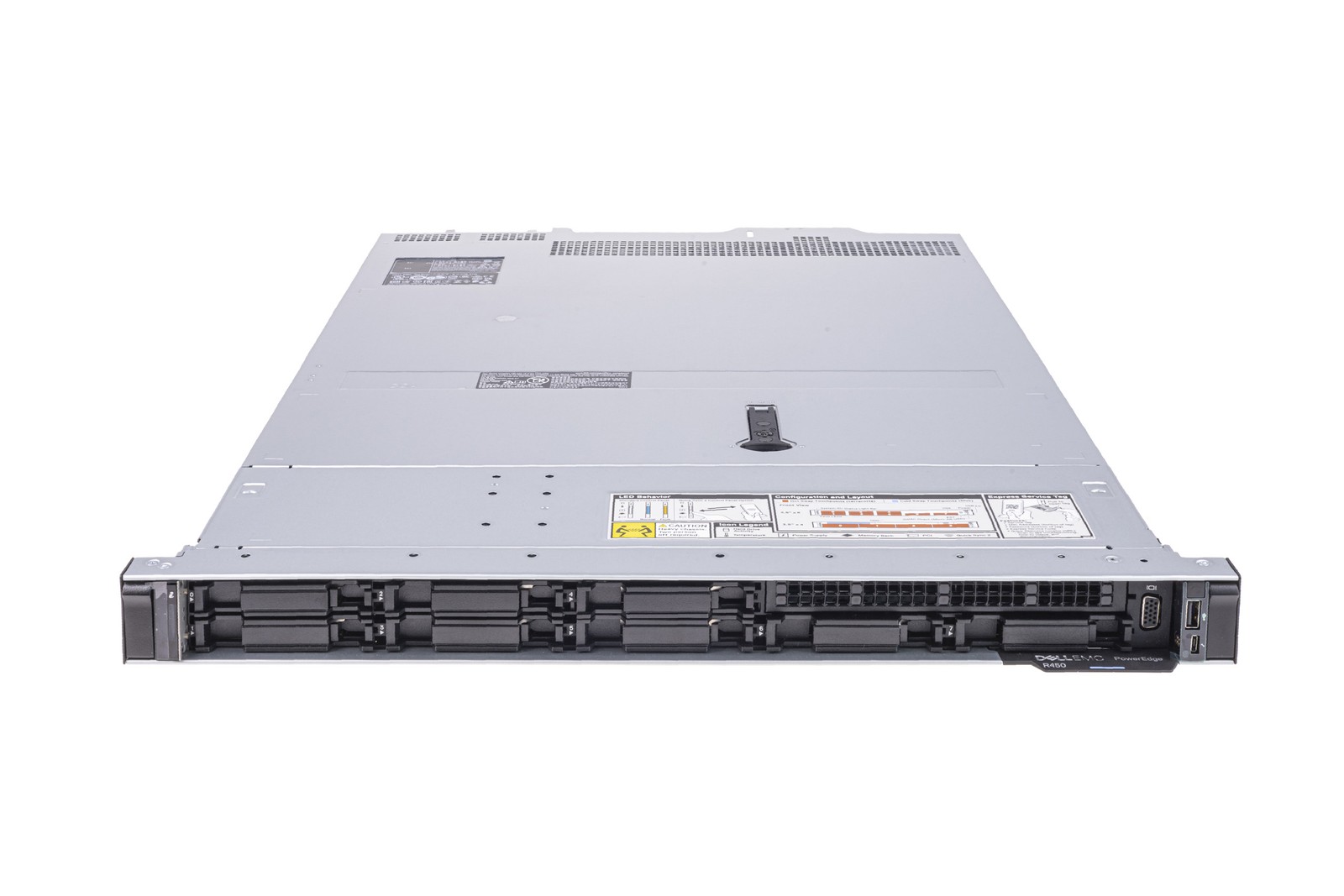 Server Dell R450 8x2.5" with 2x Silver 4310 32GB H345 2x480GB 2xPSU rails