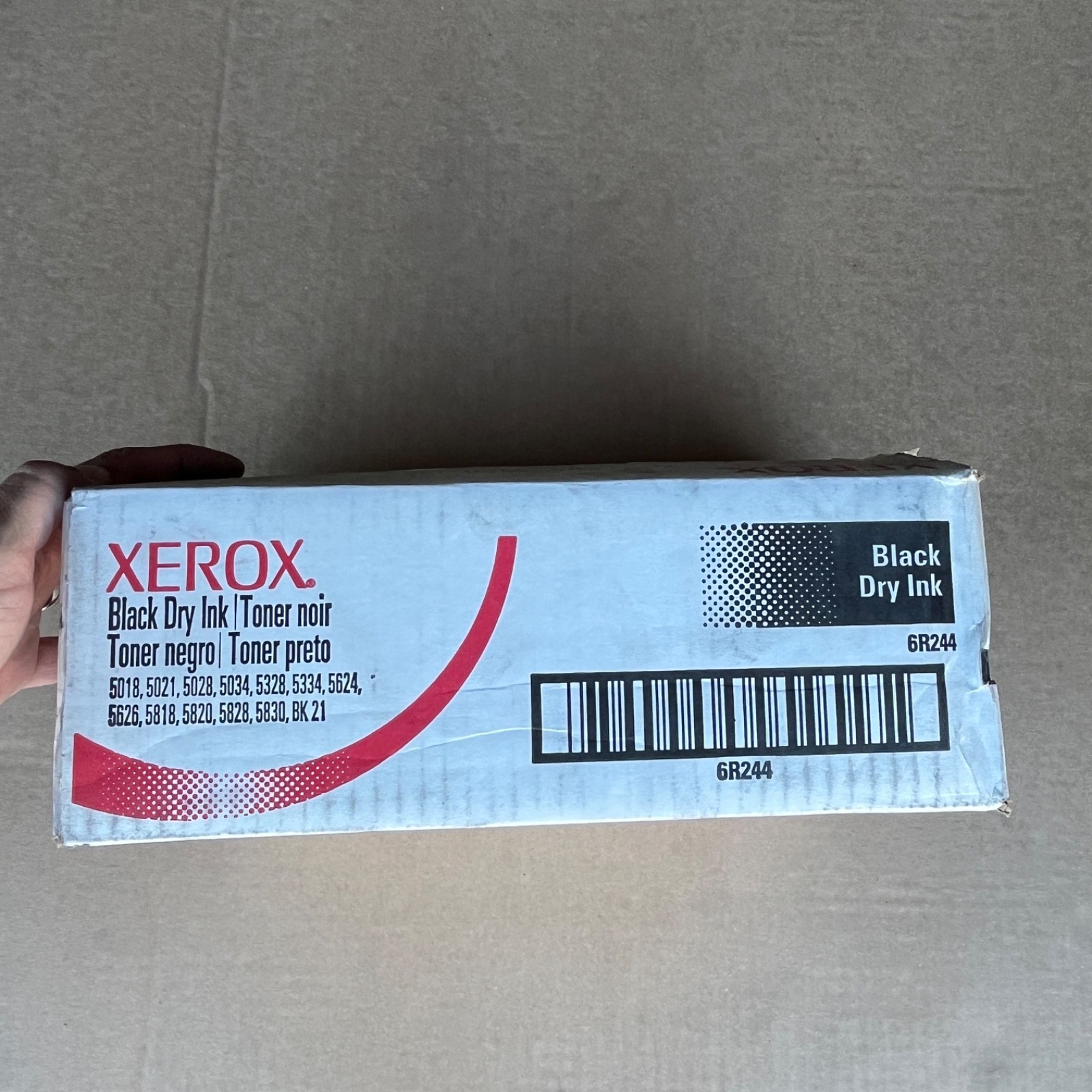 NEW GENUINE 6R244 Xerox Black Dry Ink Toner (2 Pack) - Open Box