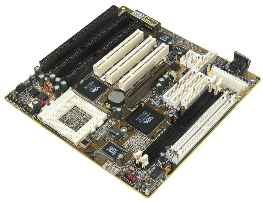 Motherboard SHUTTLE HOT-591P 3.x SOCKET 7 SDRAM + FPM/EDO DRAM PCI ISA AGP Baby-AT