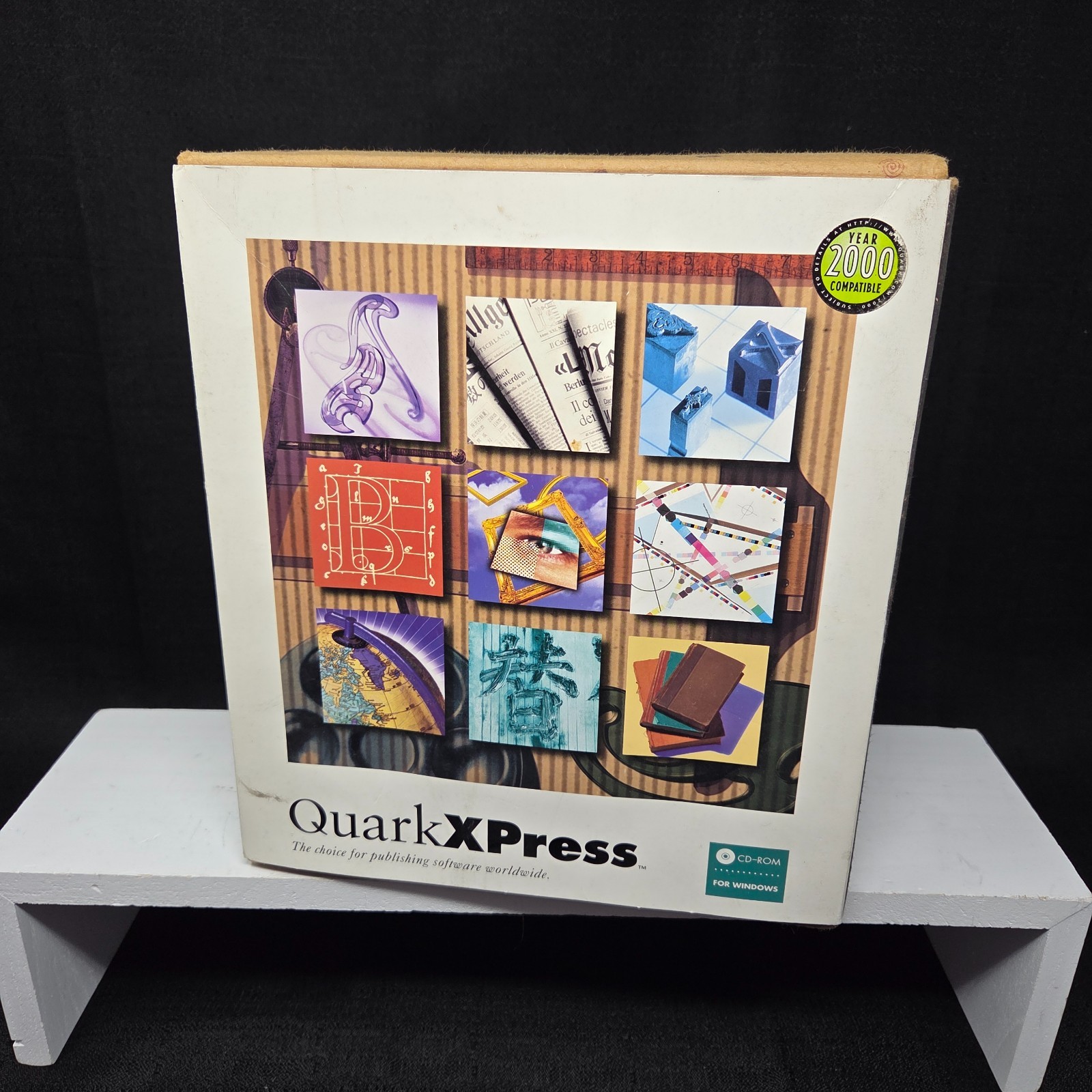 QuarkXPress 4.0 4.1 for Windows - Desktop Publishing Software CD Box
