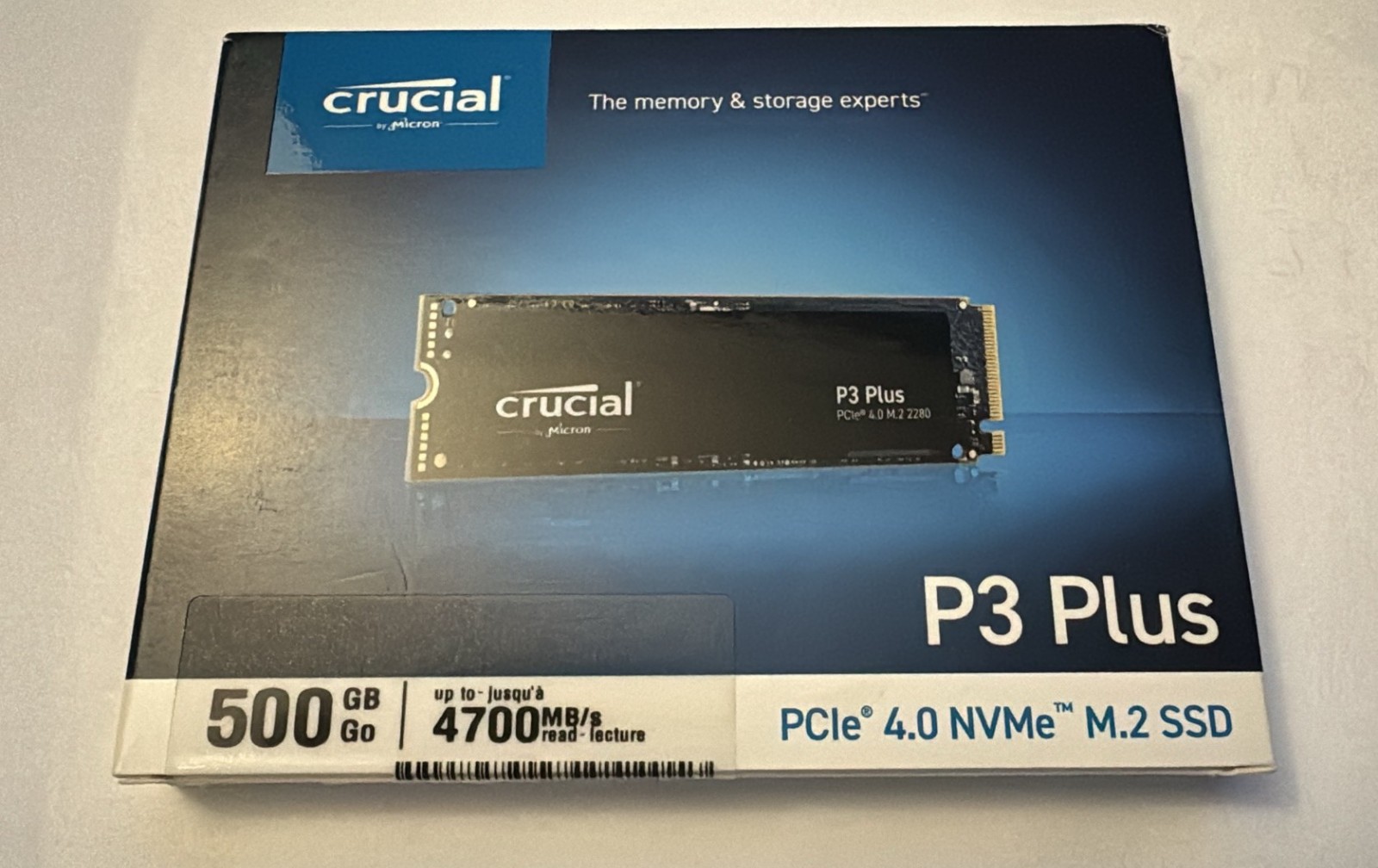 Crucial P3 Plus 500GB NVMe Internal SSD (CT500P3PSSD8) NEW UNOPENED