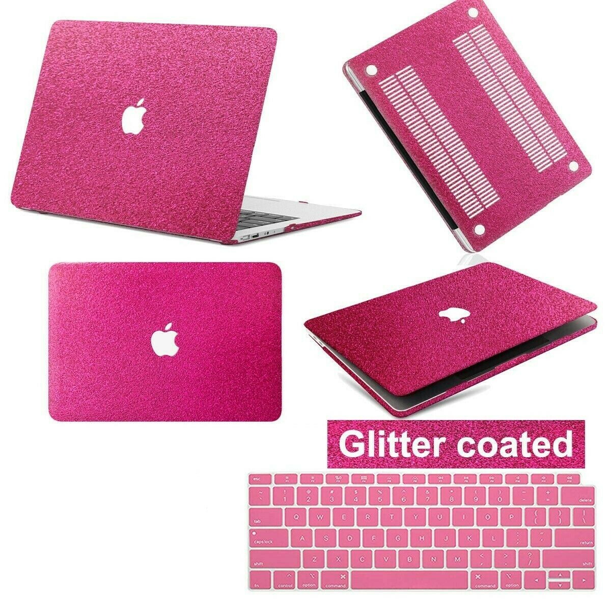 Shinny Glitter Rainbow Hard Case KB Cover For New Macbook Pro Air M1 M2 M3 M4 M5