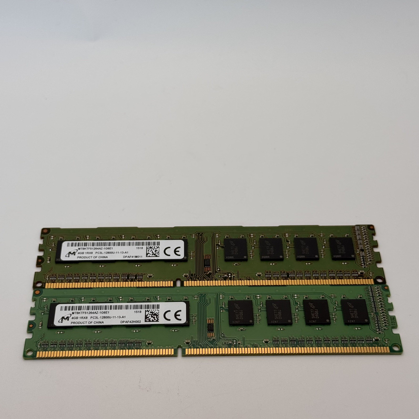 Micron 8GB (2x4GB) 1Rx8 DDR3L-1600MHz PC3L-12800 Desktop RAM MT8KTF51264AZ-1G6E1