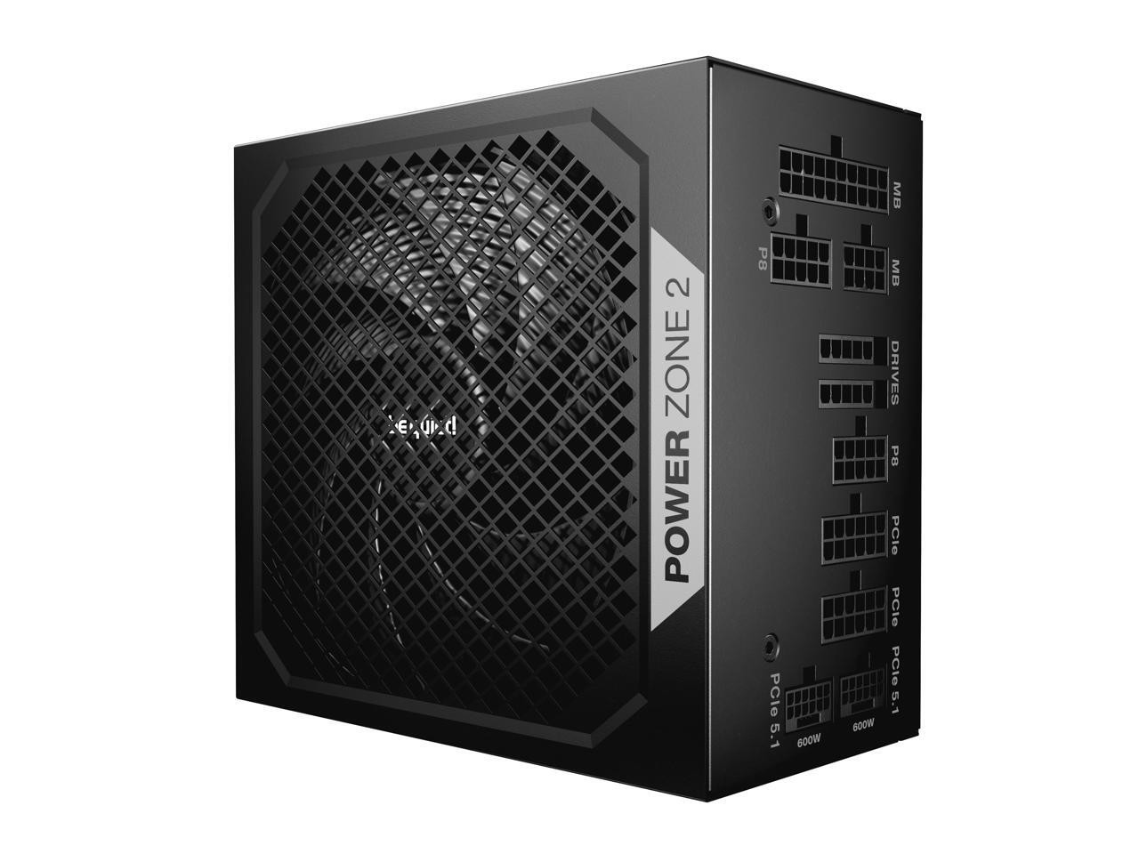 Power Zone 2 is a power supply with 80 PLUS® Platinum certification and semi-pas