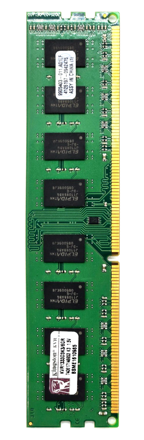 Kingston 2 GB DIMM 1333 MHz PC3-10600 DDR3 Memory - (A74)