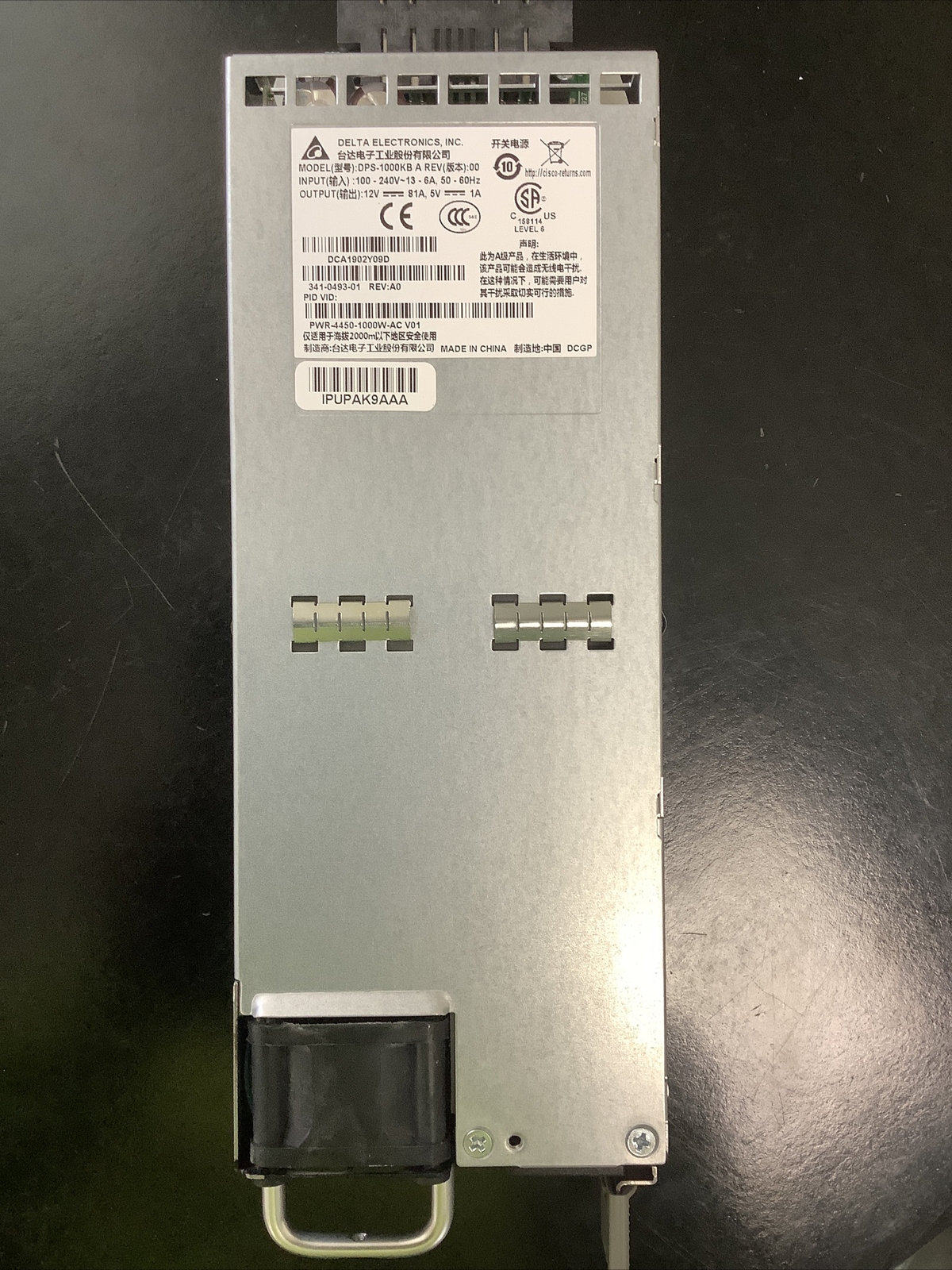 Delta Electronics Switching Power Supply DPS-1000KB