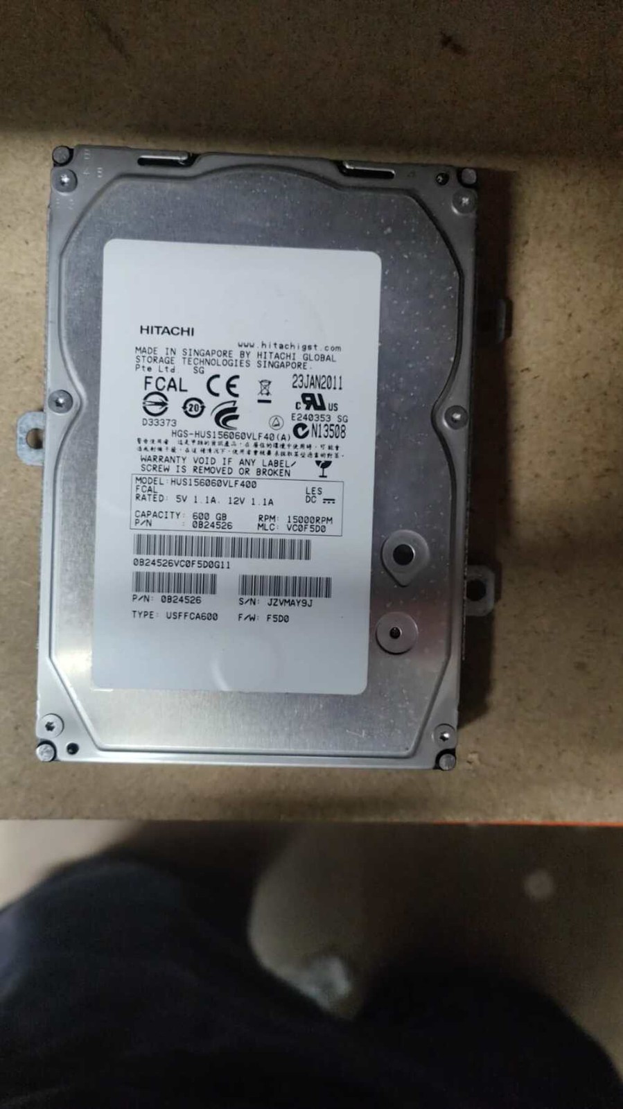 640849-001 HP 3Par T400 T800 T-Class 600GB 15K Fibre Channel 3.5" Hard Disk Driv