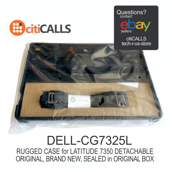 Dell DELL-CG7325L EcoLoop Rugged Carrying Case for 13.3" 7350 w Shld Strap Black