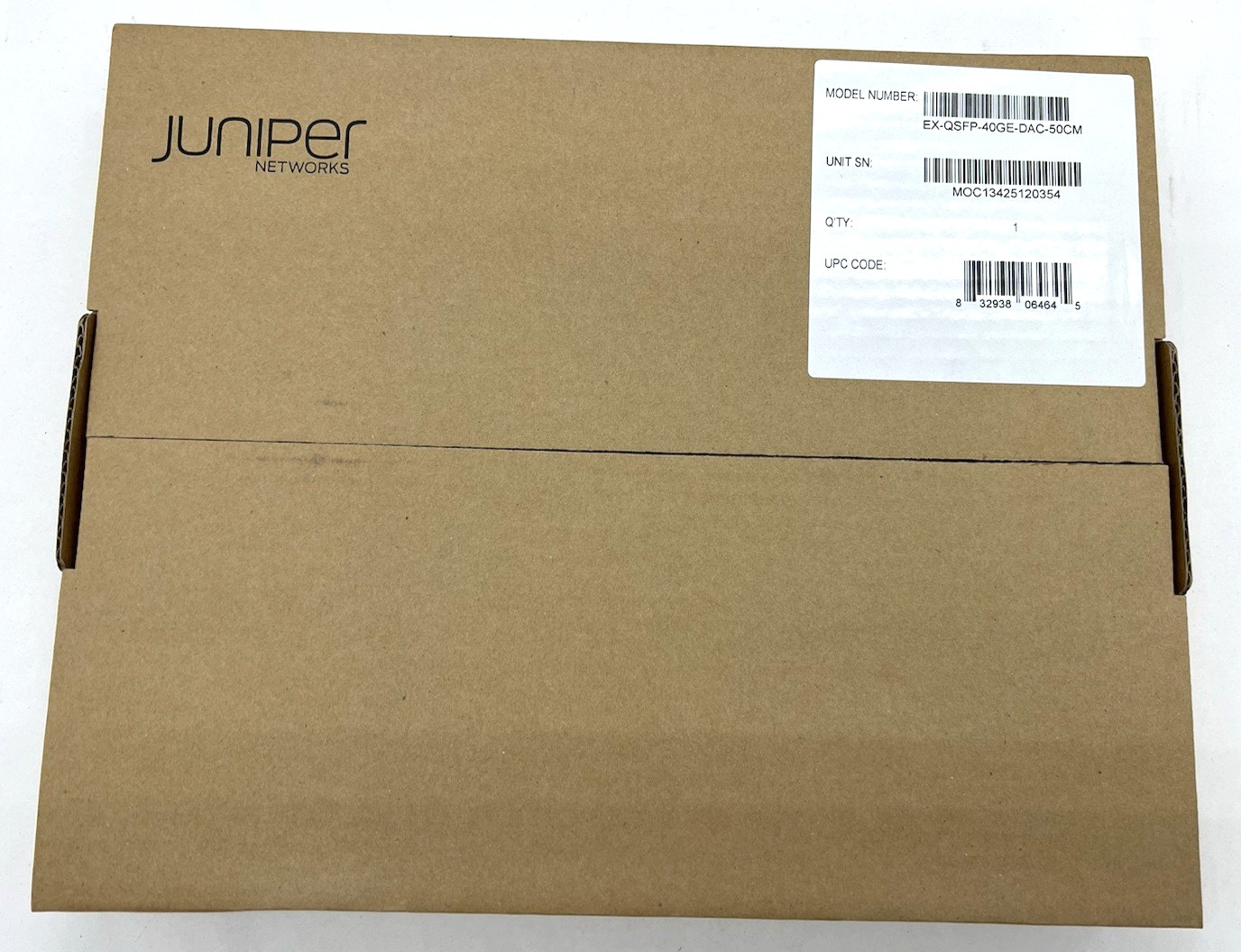 Juniper Networks 40G QSFP+ 50cm Passive Direct Cable EX-QSFP-40GE-DAC-50CM