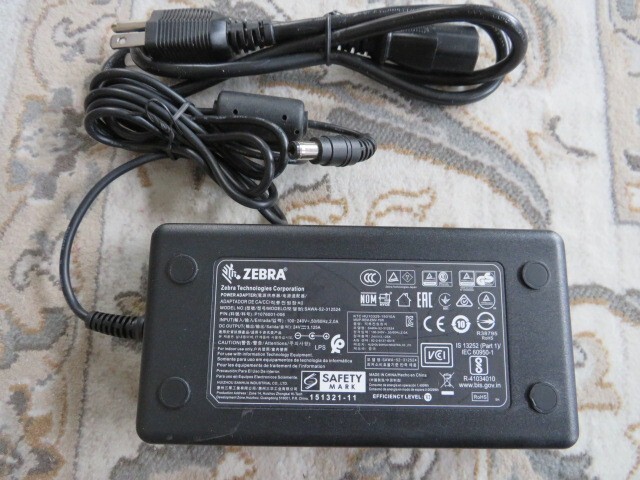 Zebra Power Adapter GK420t Gk420d ZD410 ZD420 ZD620 HC100 ZXP3 printer