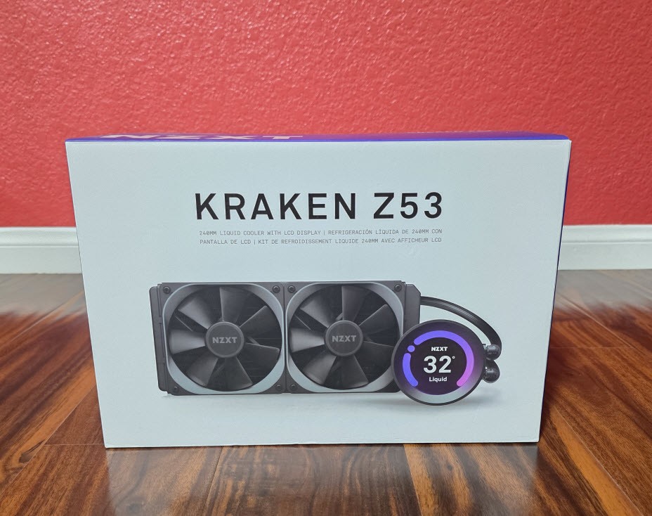 NZXT Kraken Z53 AIO Liquid CPU Cooler with LCD Display