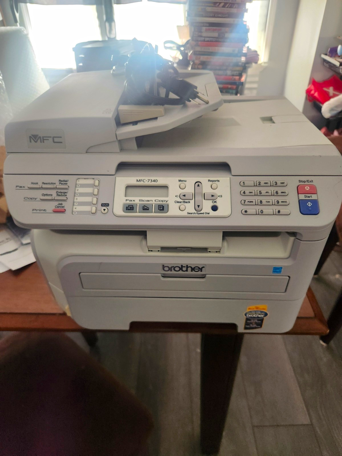 Brother MFC-7340 Laser All-in-One B&W Printer Scanner Copier Fax 23ppm USB