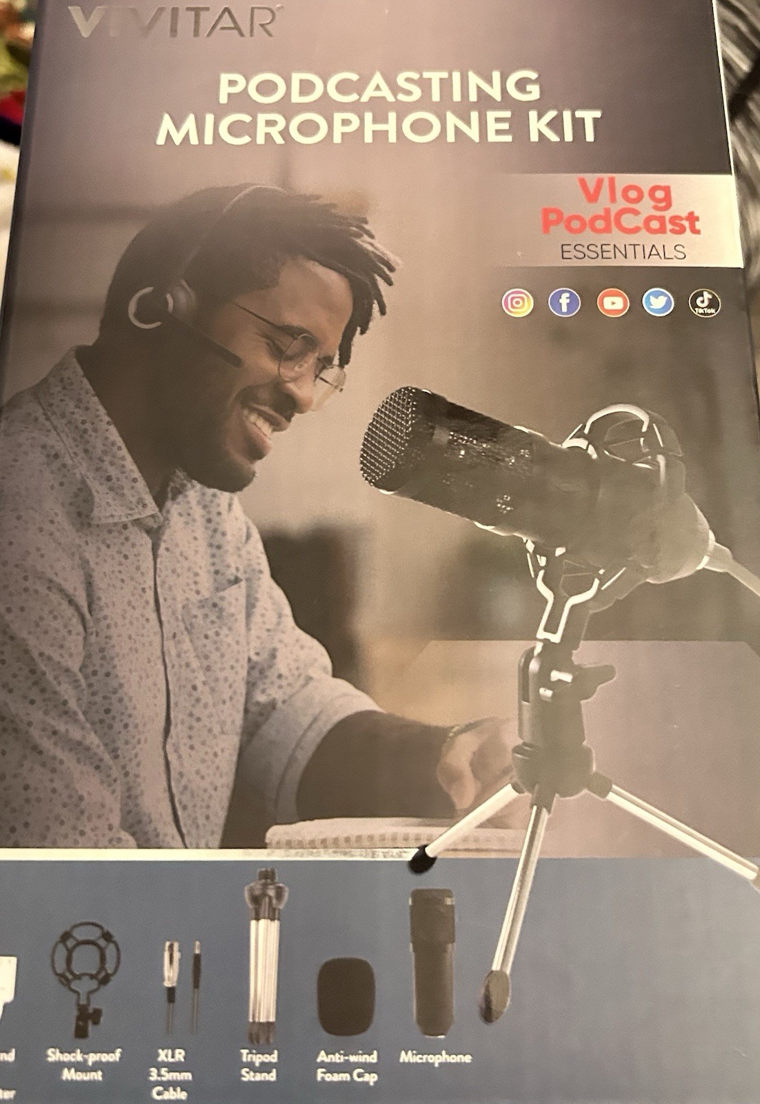 Vivitar Vlog Podcast Microphone Kit (VIVMIC826)
