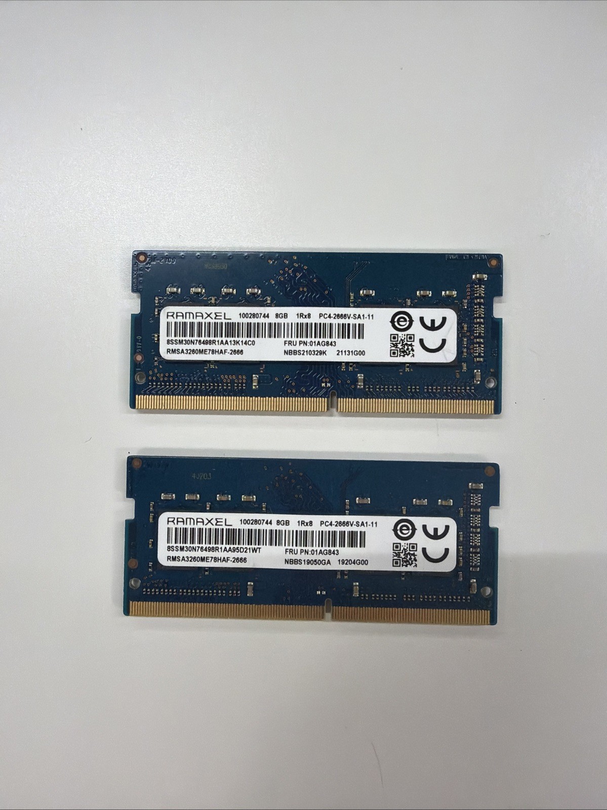 Ramaxel 16GB (2x 8GB) 1Rx8 PC4- DDR4 SODIMM Laptop RAM