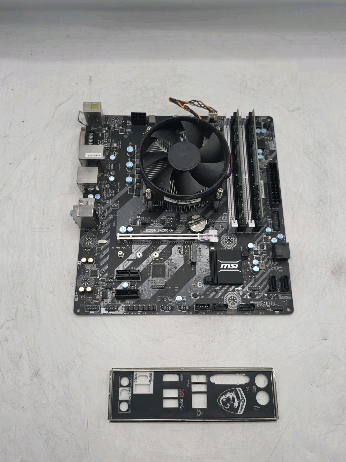 MSI B250M Bazooka LGA 1151 MicroATX Motherboard w/i5 7400 8GB RAM 