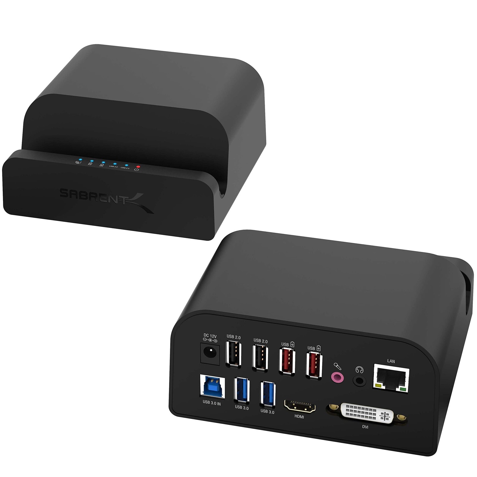 SABRENT USB 3.0 Universal Docking Station with Stand DS-RICA