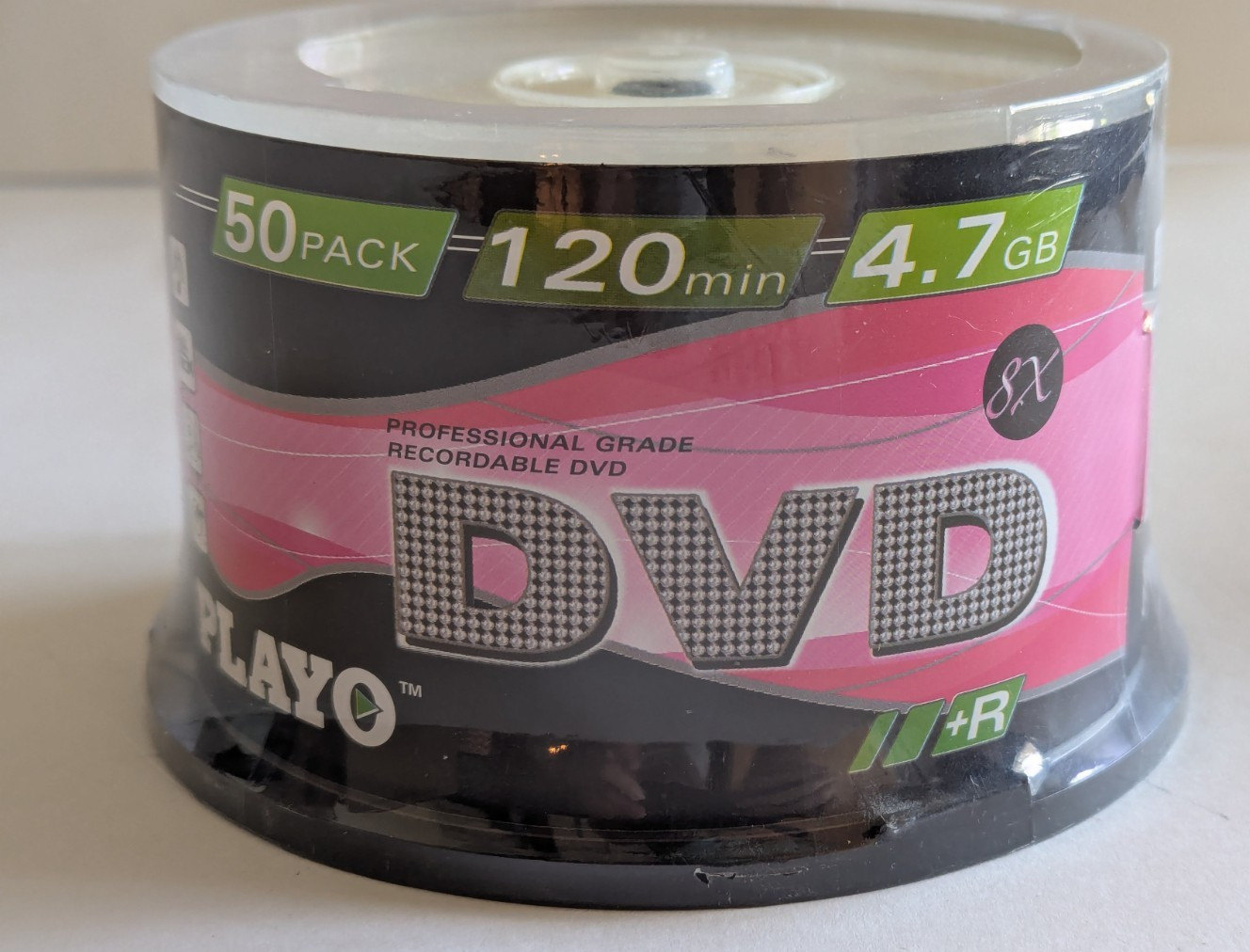 DVD+R BLANK DISCS 50 Pack 4.7 GB 120 Min NEW - Playo