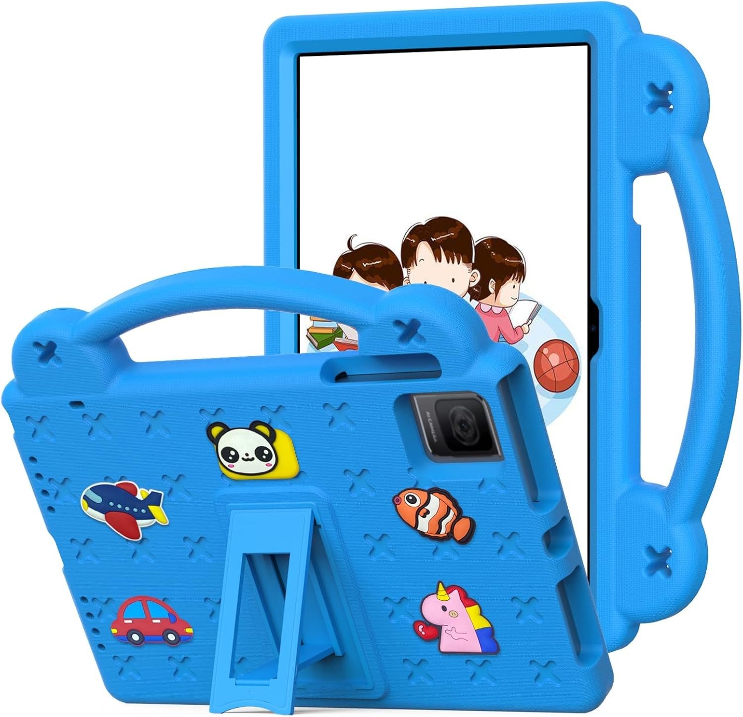T-Mobile REVVL Tab 2 Case Heavy-Duty Kids Protective Tablet Cover with Handle