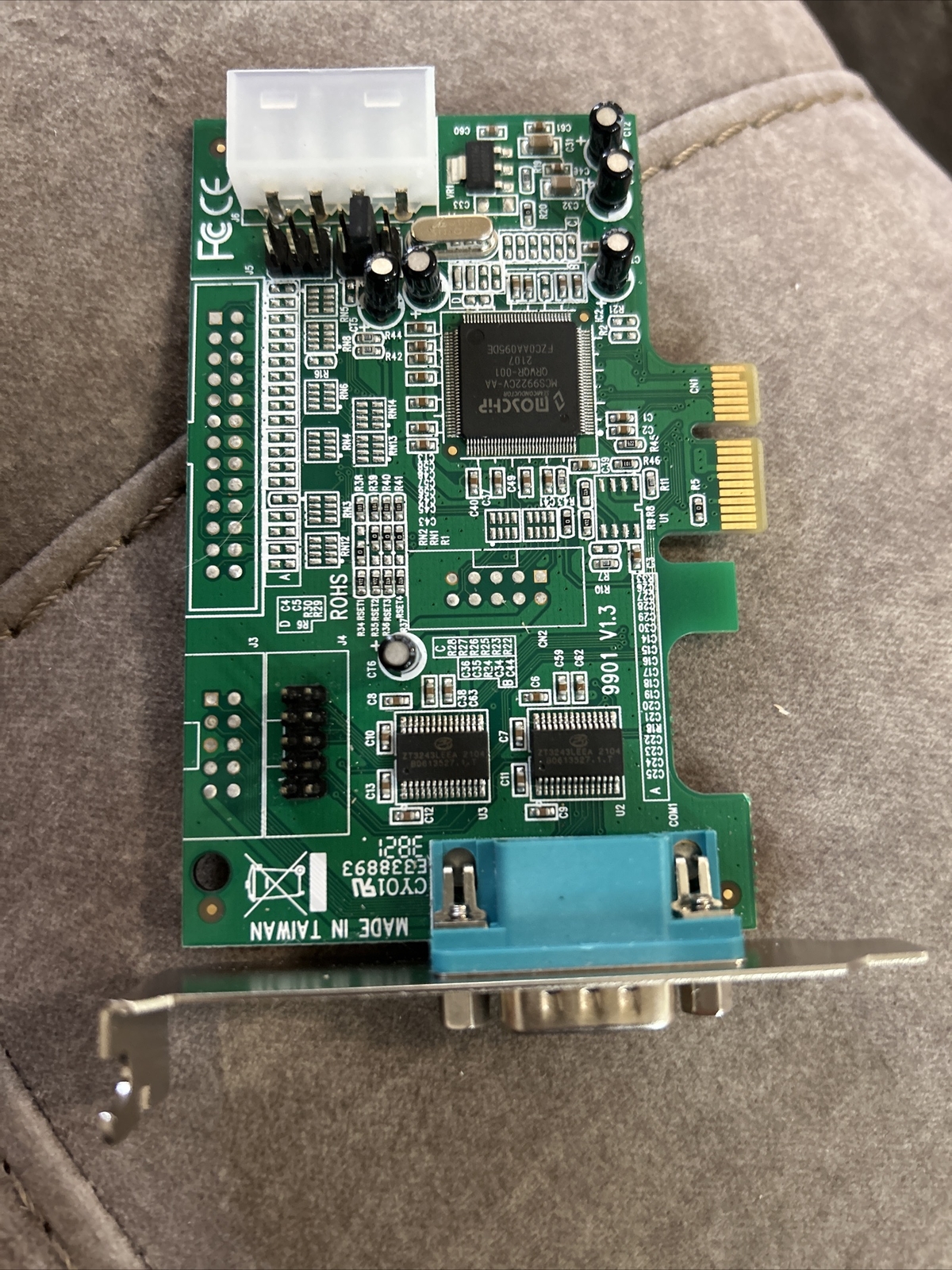 StarTech 2 Port Low Profile Native RS232 PCIE Serial Card New Open Box READ