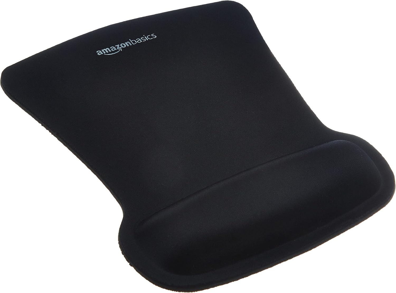 Amazon Basics Irregular Ergonomic Gel Computer Mouse Pad with Wrist Black