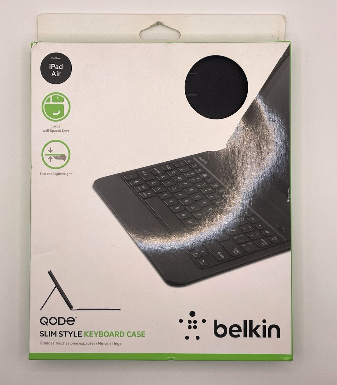 New Belkin QODE Slim Style Keyboard Case for iPad Air - 1st Generation