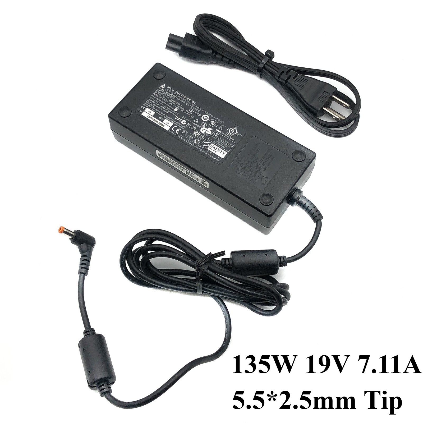 Genuine 135W 19V 7.11A Delta AC Adapter SADP-135EB 5.5x2.5mm Laptop Charger