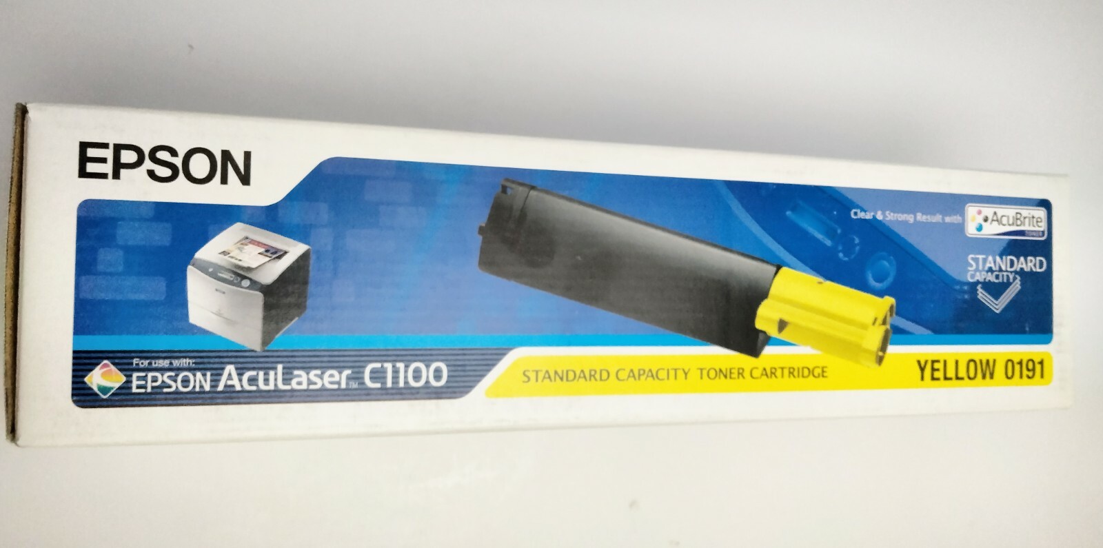 Genuine OEM Epson AcuLaser CX11NF/C1100 (S050191) Yellow Toner Cartridge  
