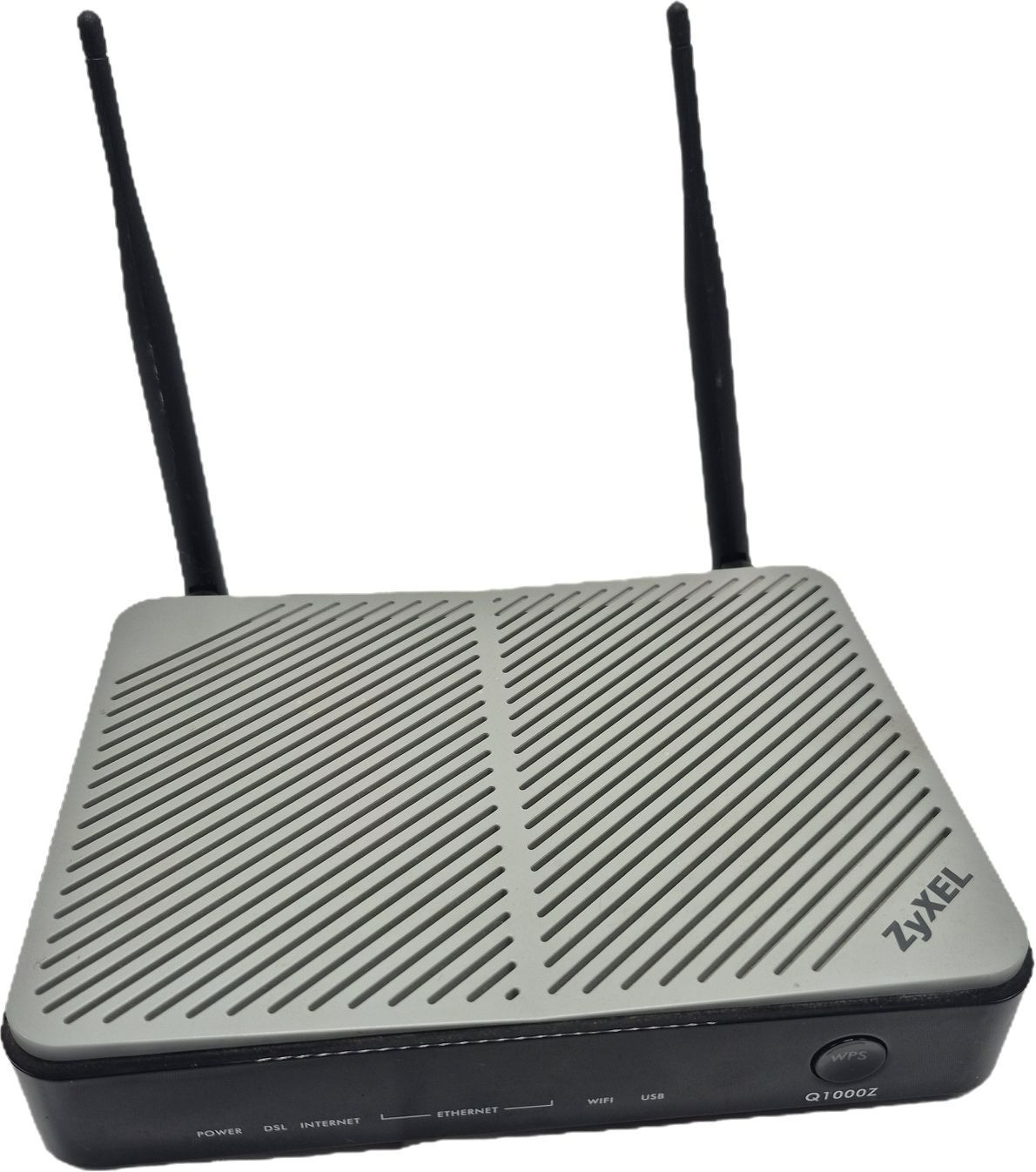 Qwest Century Link Approved Zyxel Q1000Z Wireless Modem Router Dual Antennas