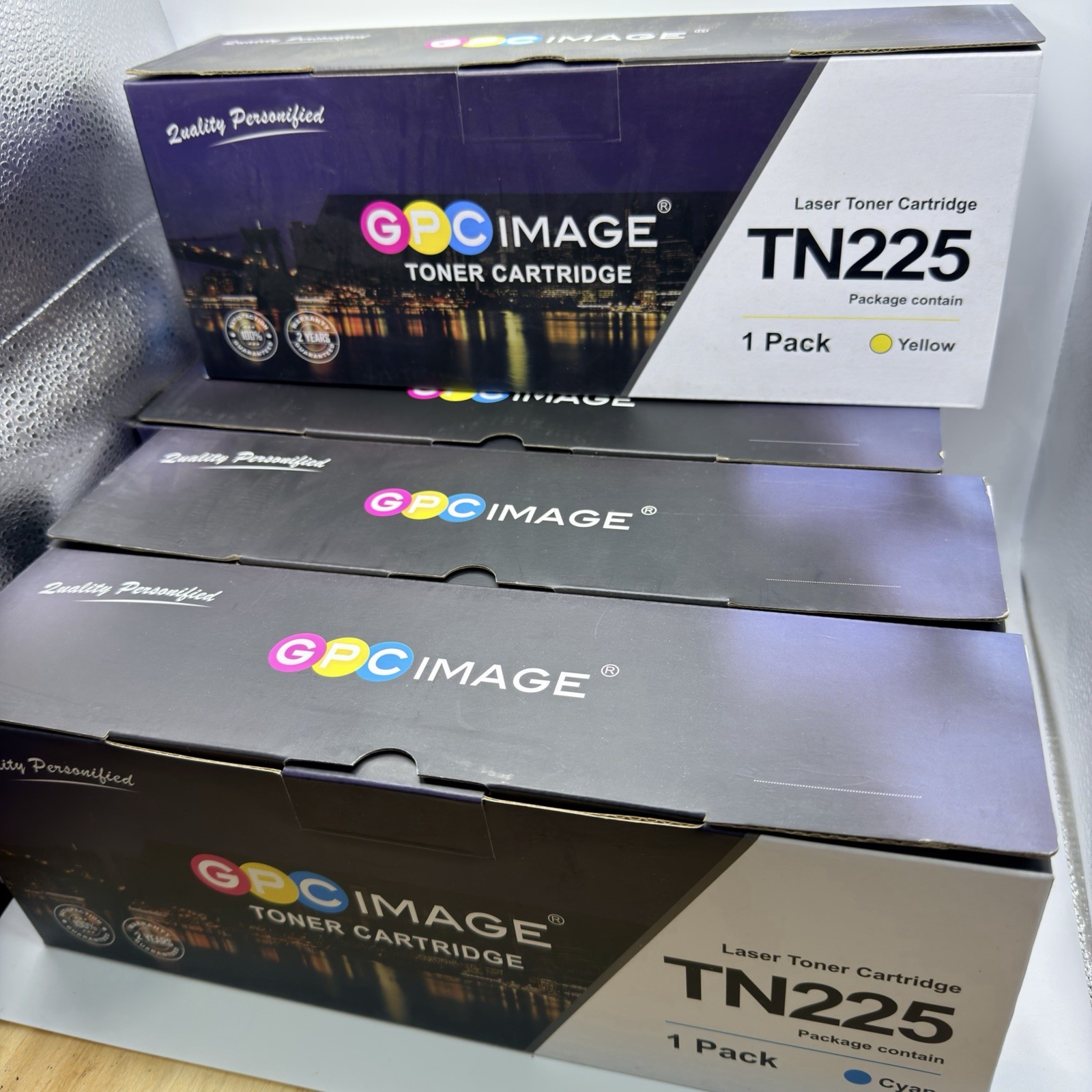 GPC Image Compatible TN221 TN225 Toner Cartidge for Brother HL MFC DCP 4 pack