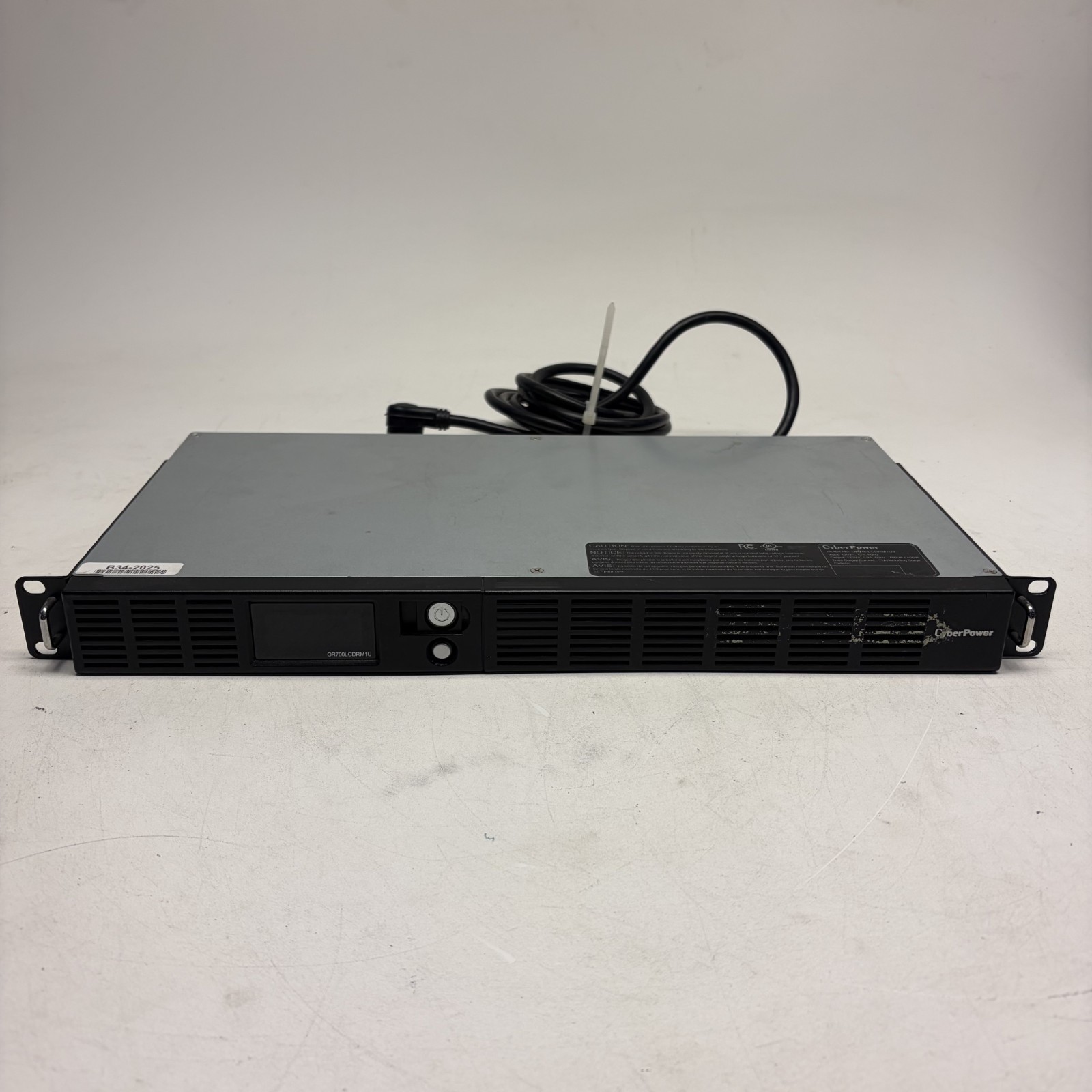 CyberPower OR700LCDRM1Ua Smart App LCD 700VA 400W 1U Rackmount UPS
