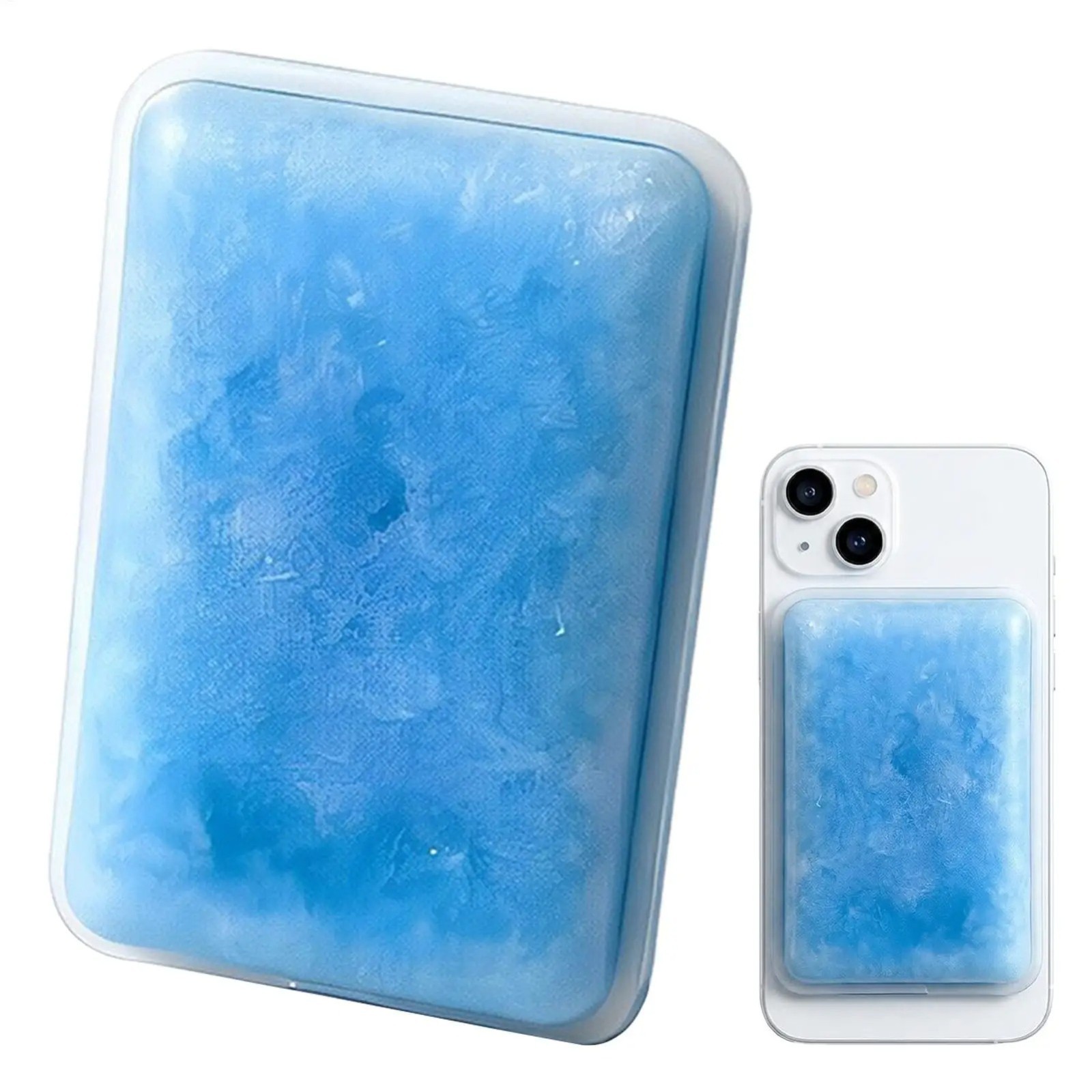 Cell Phone Cooling Pad Portable Reusable Long Lasting Soft Smartphone Back Ice