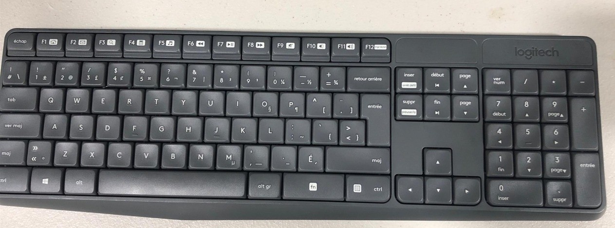 Replacement Logitech K235 Wireless Keyboard Only French Canadian - Gray (/RT6...