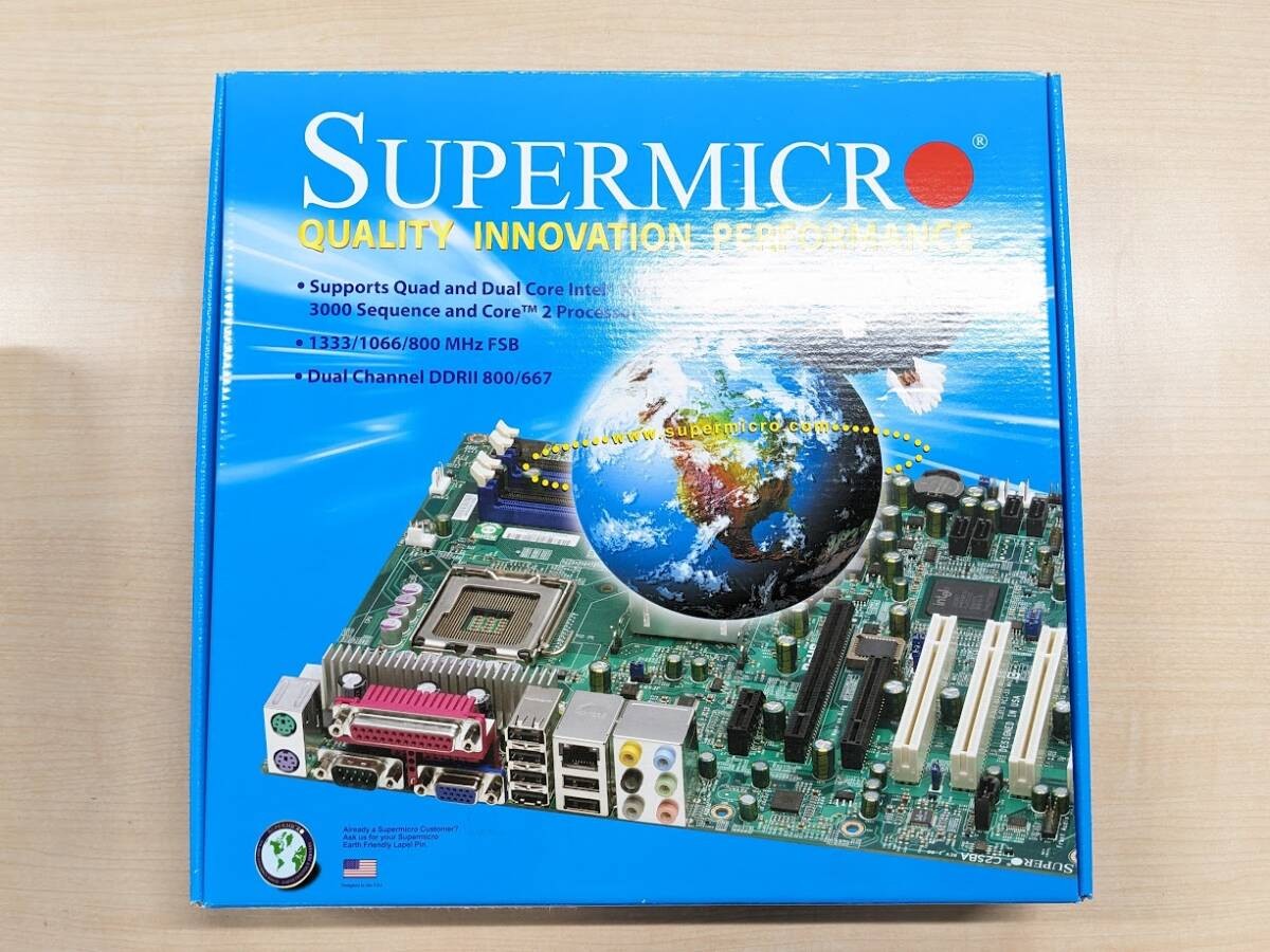 Supermicro X7SBi LGA775 ATX Motherboard Intel 3210+ICH9R Socket Unused