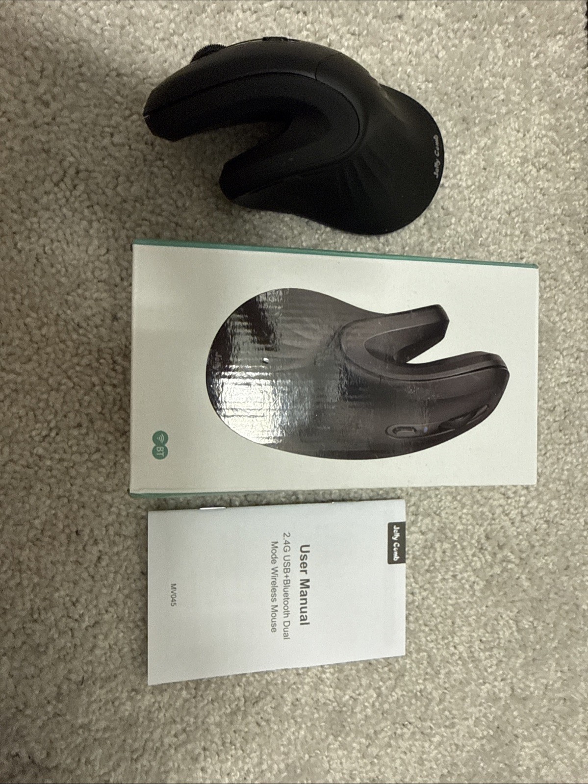 Jelly Comb Wireless Bluetooth Ergonomic Vertical Mouse