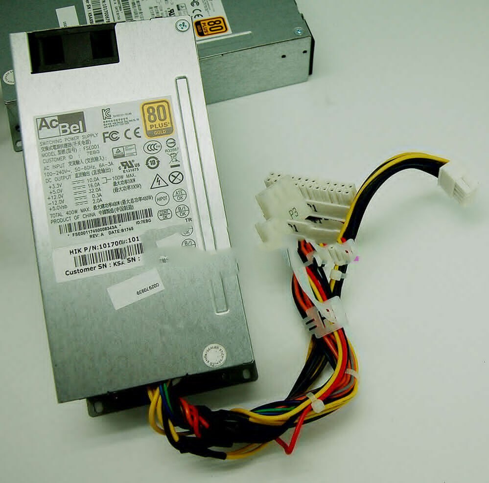1pcs AcBel FSE001 Switching Power Supply 1U 400W Server  Power Supply