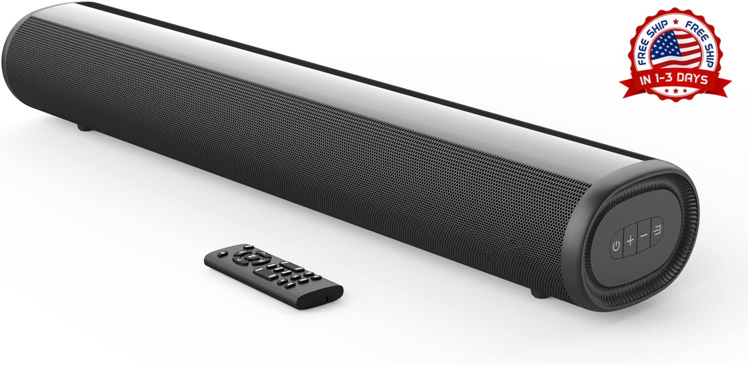 Bluetooth Portatil Barras De Sonido Alto Envolvente Para TV/PC/Laptop/Proyector