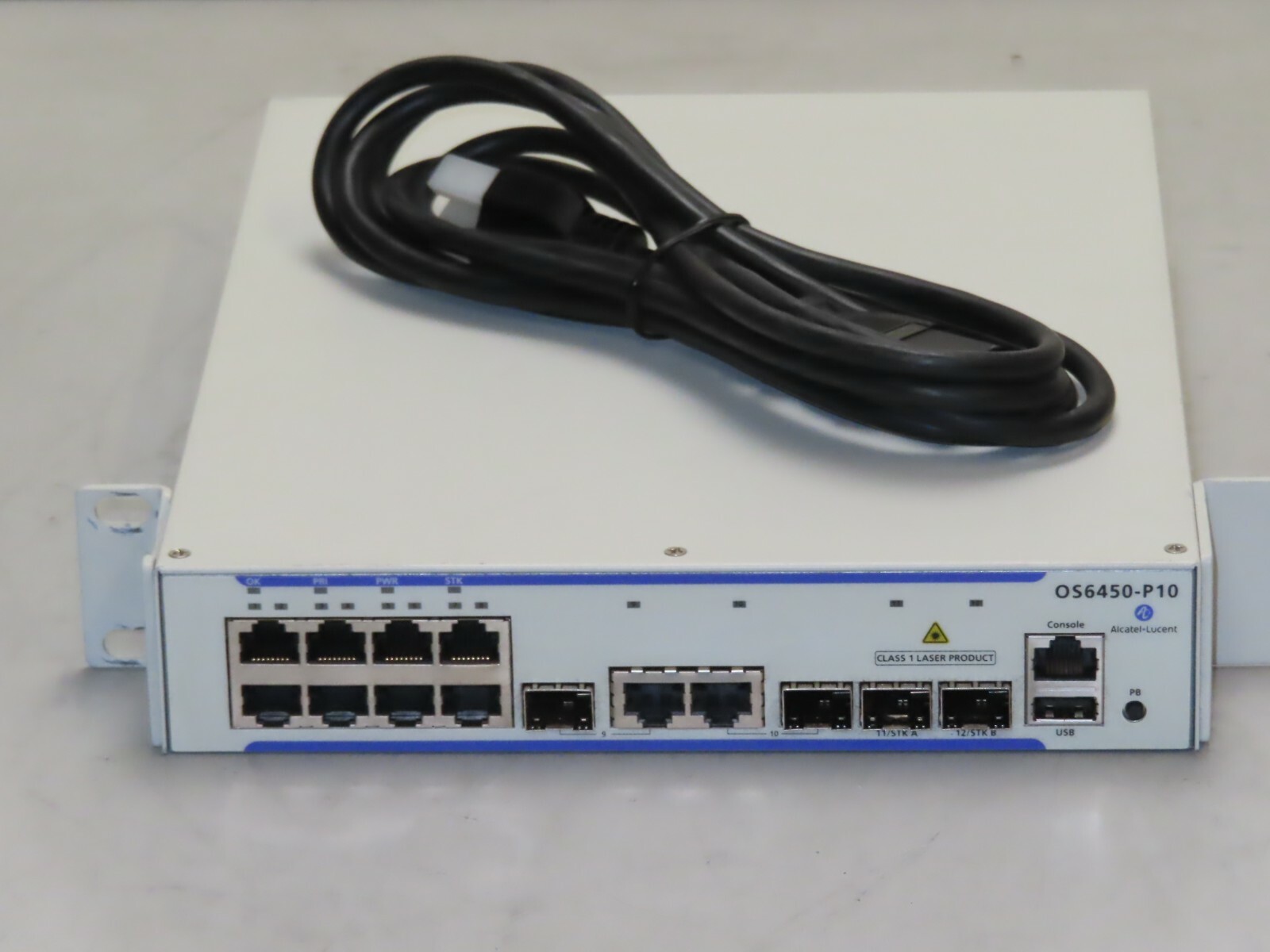 Alcatel-Lucent OS6450-P10 L3 Managed 8 port Gigabit PoE with Mount Rack-Tested