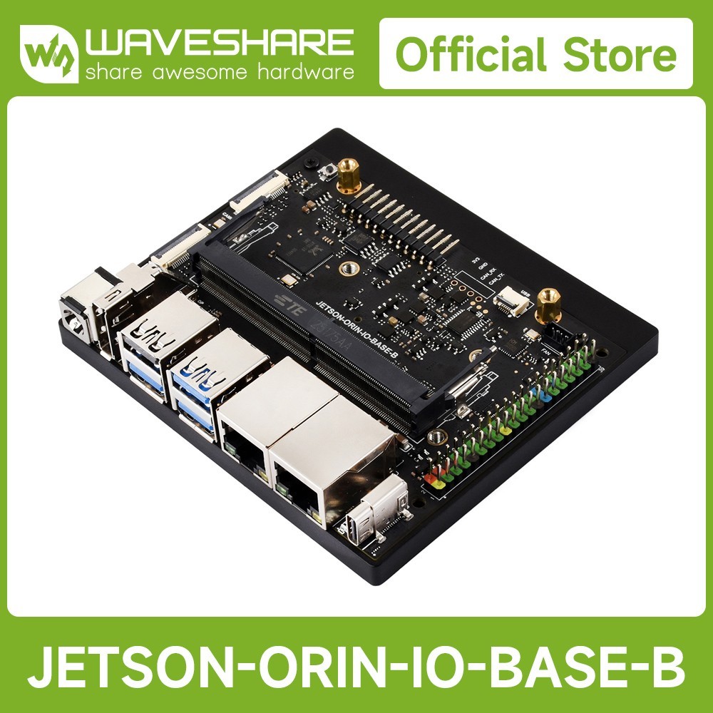 Waveshare Jetson Orin Nano/NX Super Dual Ethernet Base Board, for Orin Modules