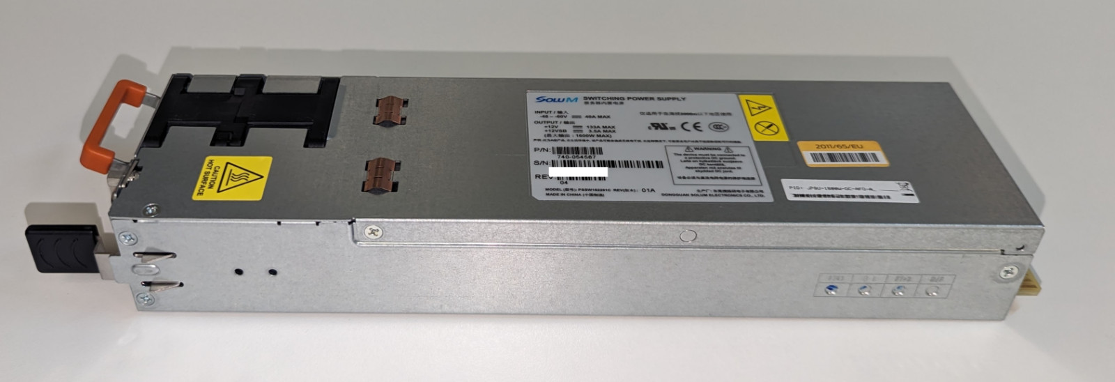 Juniper JPSU-1600W-DC-AFO | CMUPADJBAA | 740-054567 |