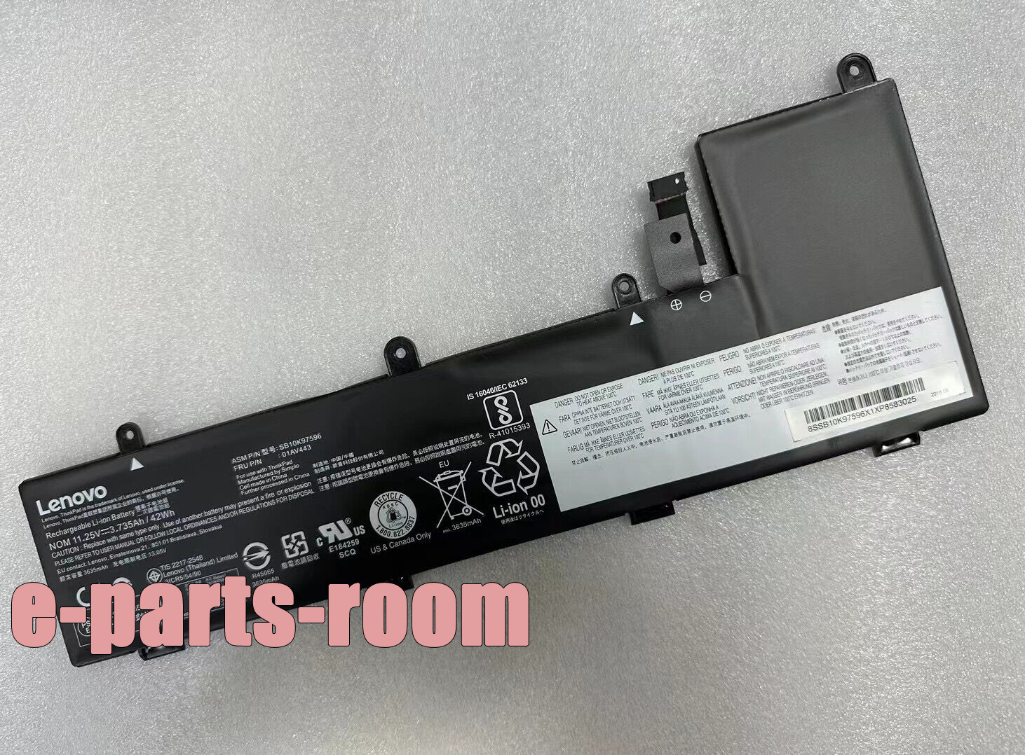 Genuine 01AV443 00HW043 00HW044 Battery for Lenovo ThinkPad Yoga 11e 3rd 4th Gen
