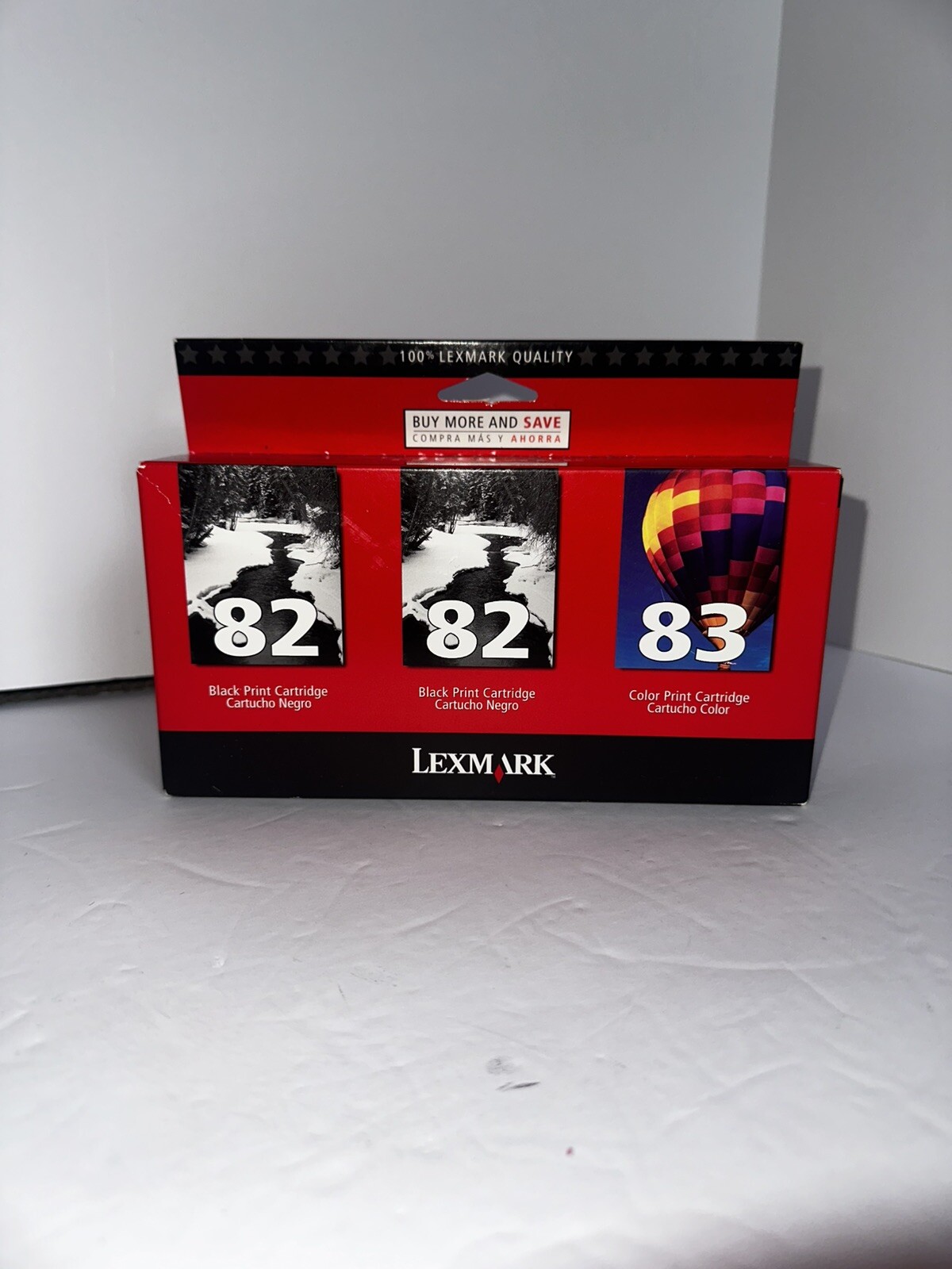 Lexmark 82 X 2 & 83 Tri-Pack Priced To Sell Quickly Great Deal